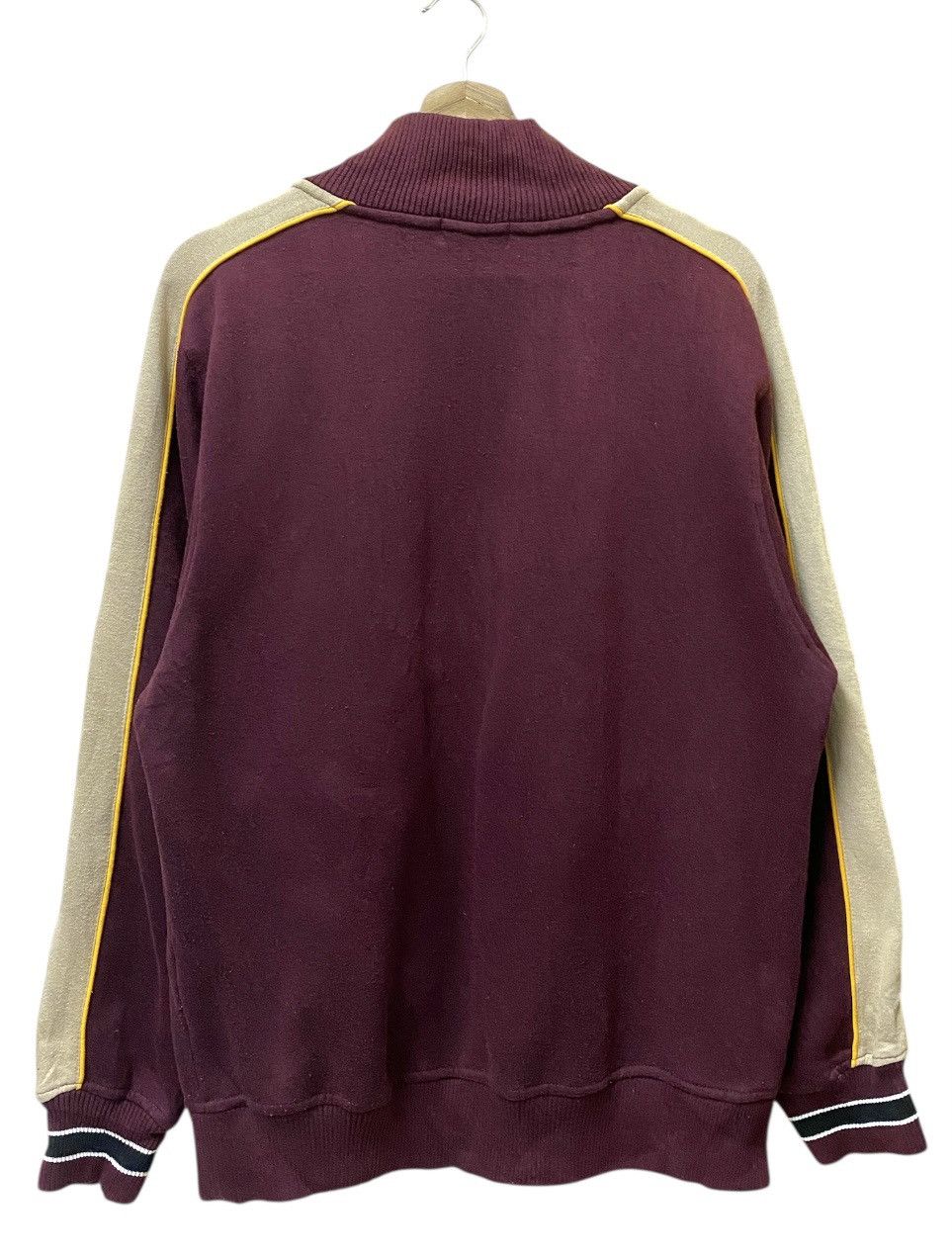 The Unbranded Brand Sweater Zipper Small Logo Maroon Colour Size US L / EU 52-54 / 3 - 2 Thumbnail