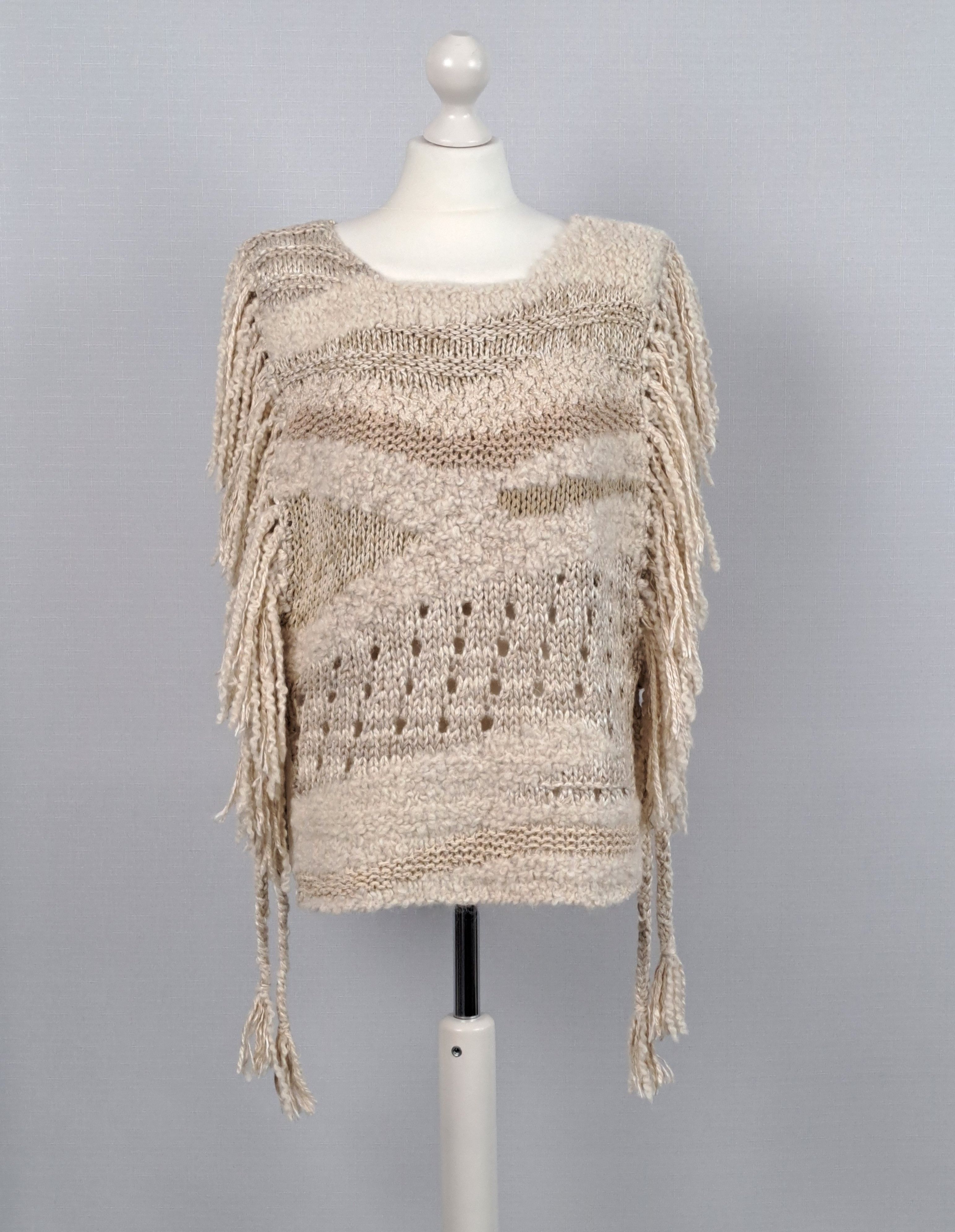 Isabel Marant Isabel Marant Peyton fringe multi knit poncho. Size 38 Size M / US 6-8 / IT 42-44 - 1 Thumbnail