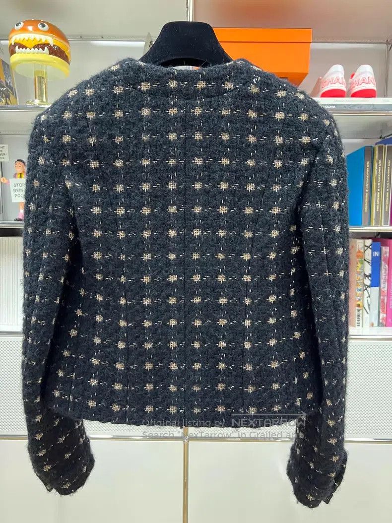 Chanel Chanel Snow series catwalk style deep v-neck tweed jacket Size XXS / US 00 / IT 34 - 3 Thumbnail