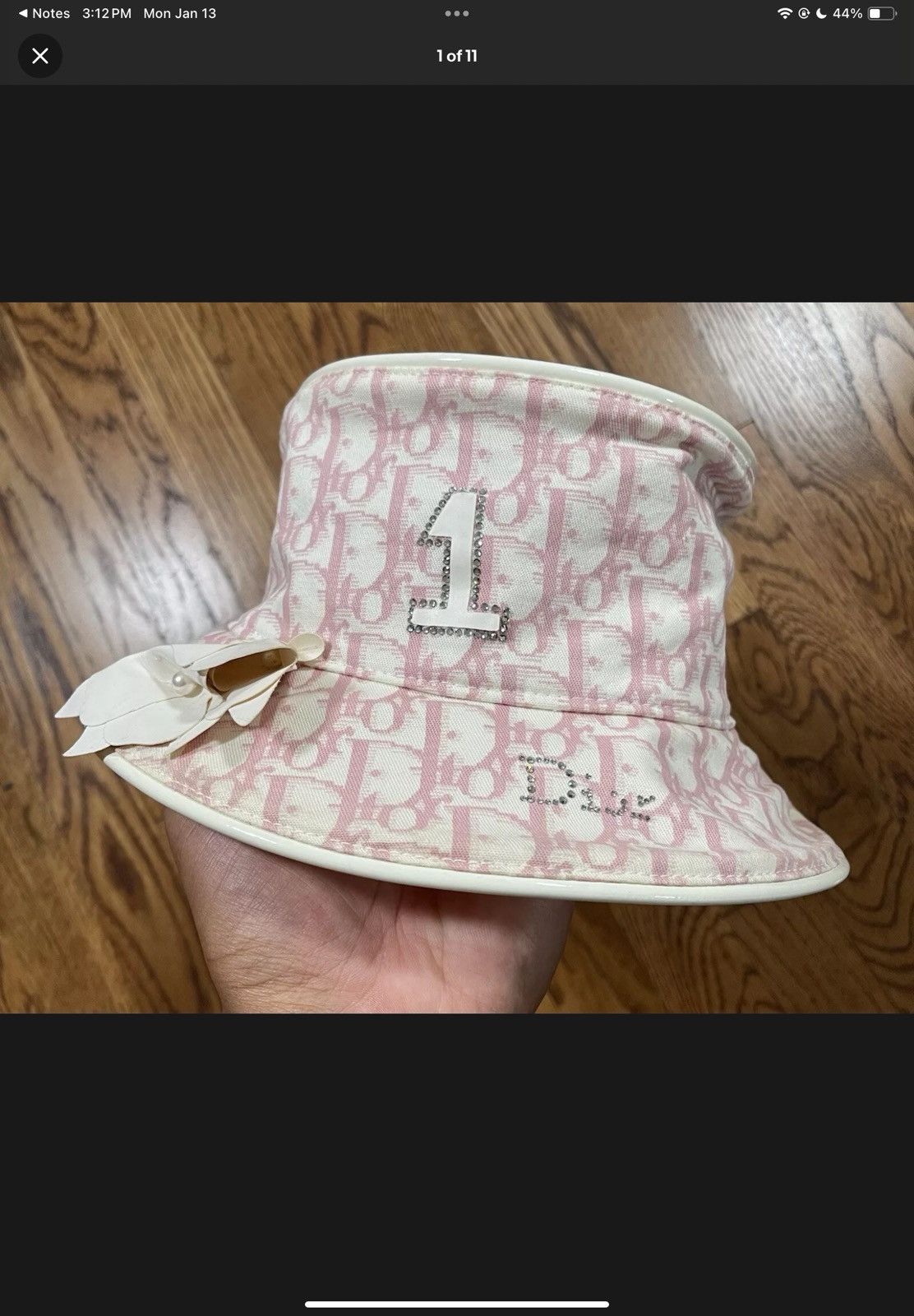 Dior Women’s Christian Dior Oblique Trotter Monogram Bucket Hat Size ONE SIZE - 1 Thumbnail