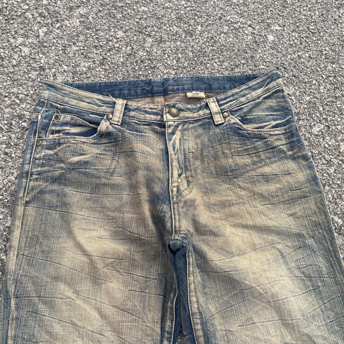 Indian Motorcycle INDIAN Rusty Claw Mark Grunge Jeans Size US 32 / EU 48 - 5 Thumbnail