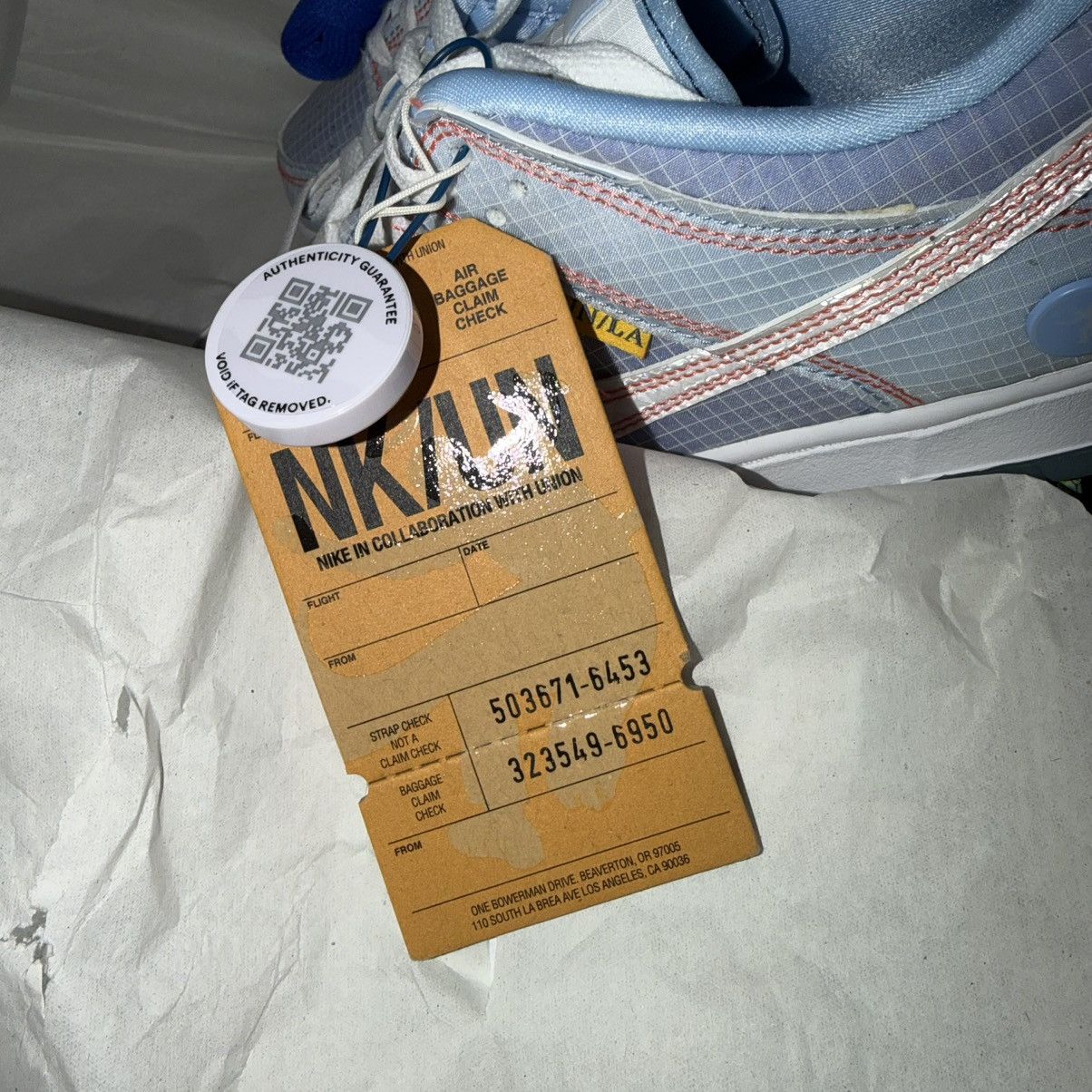 Nike Nike Dunk Low Union Passport Pack Size US 10 / EU 43 - 5 Thumbnail