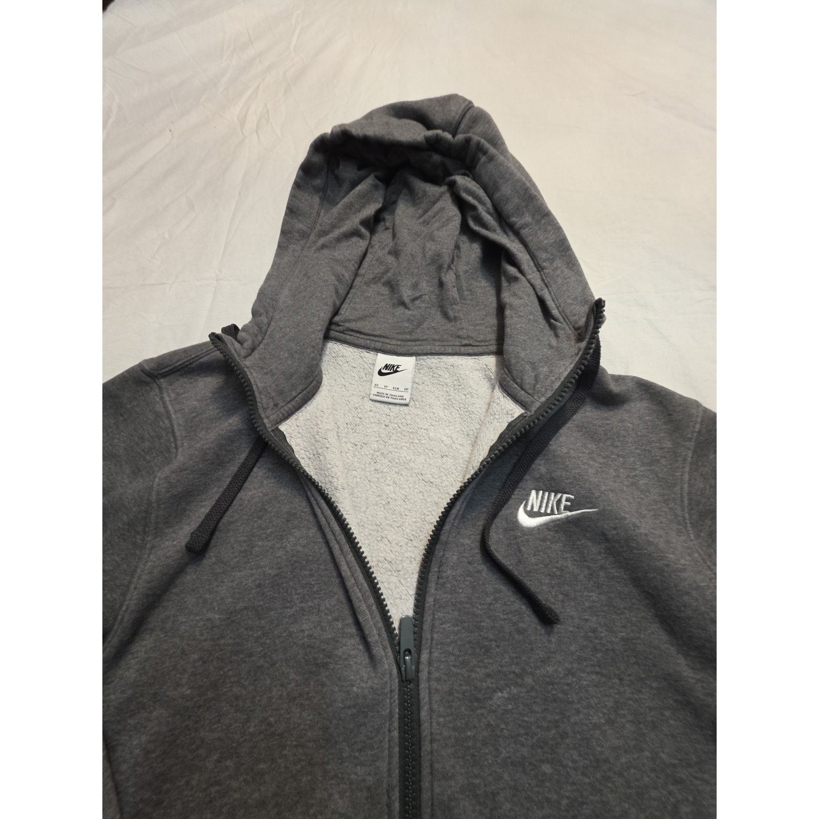 Nike Nike Grey Men's Size XS Full Zip Hooded Sweatshirt Size US XS / EU 42 / 0 - 5 Thumbnail