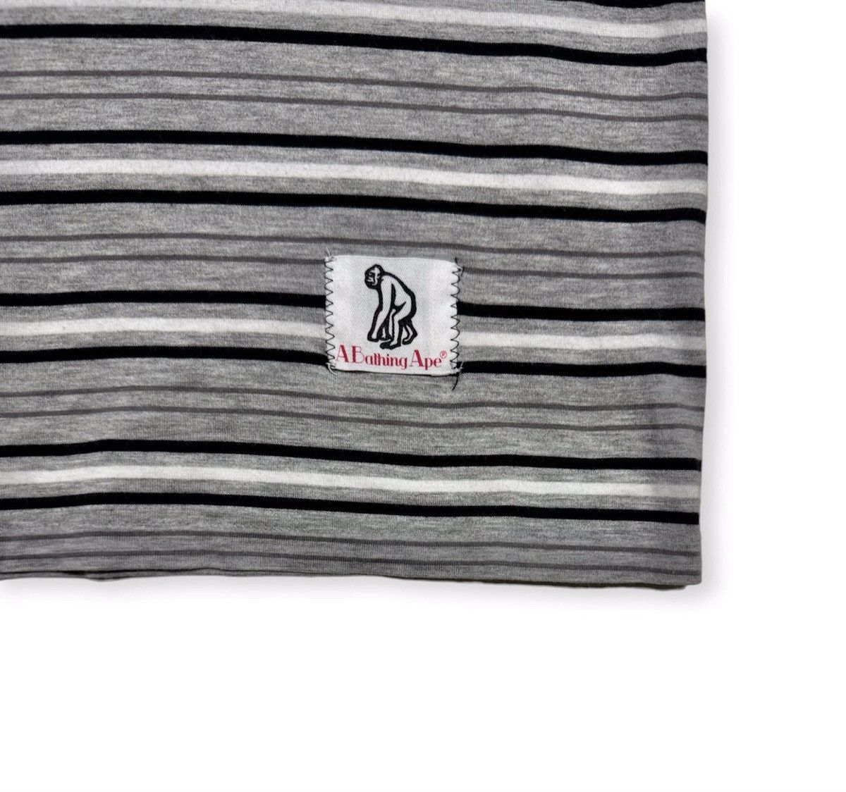 Bape Striped Tee Size US M / EU 48-50 / 2 - 2 Thumbnail