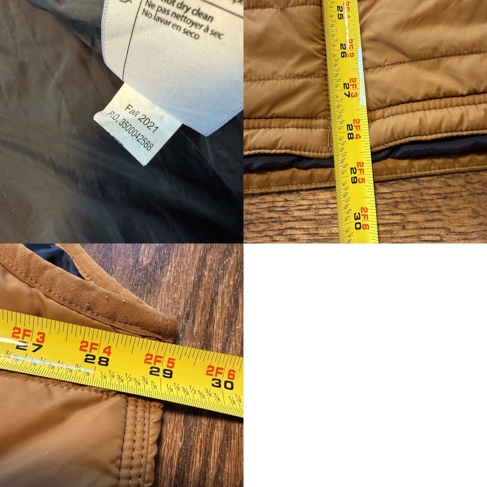 Carhartt Carhartt Rain Defender Vest Men’s 3XL Brown Insulated Full Zip Puffer OV2286-M Size US XXL / EU 58 / 5 - 8 Thumbnail
