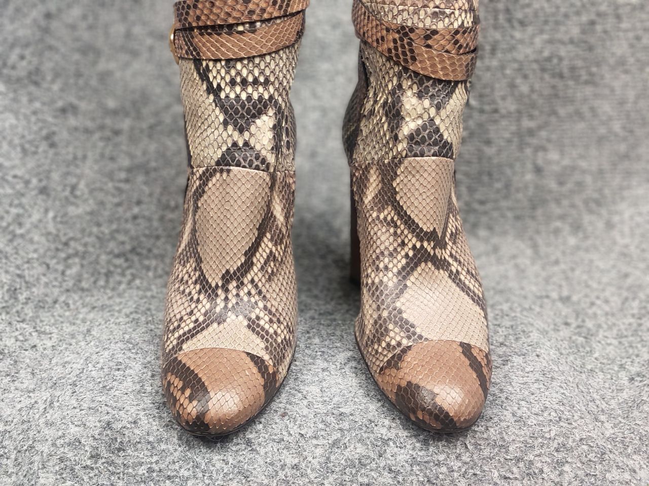 Gucci Gucci Authentic Python Snake Horsebit Knee Zip High Boots Size US 9.5 / IT 39.5 - 7 Thumbnail