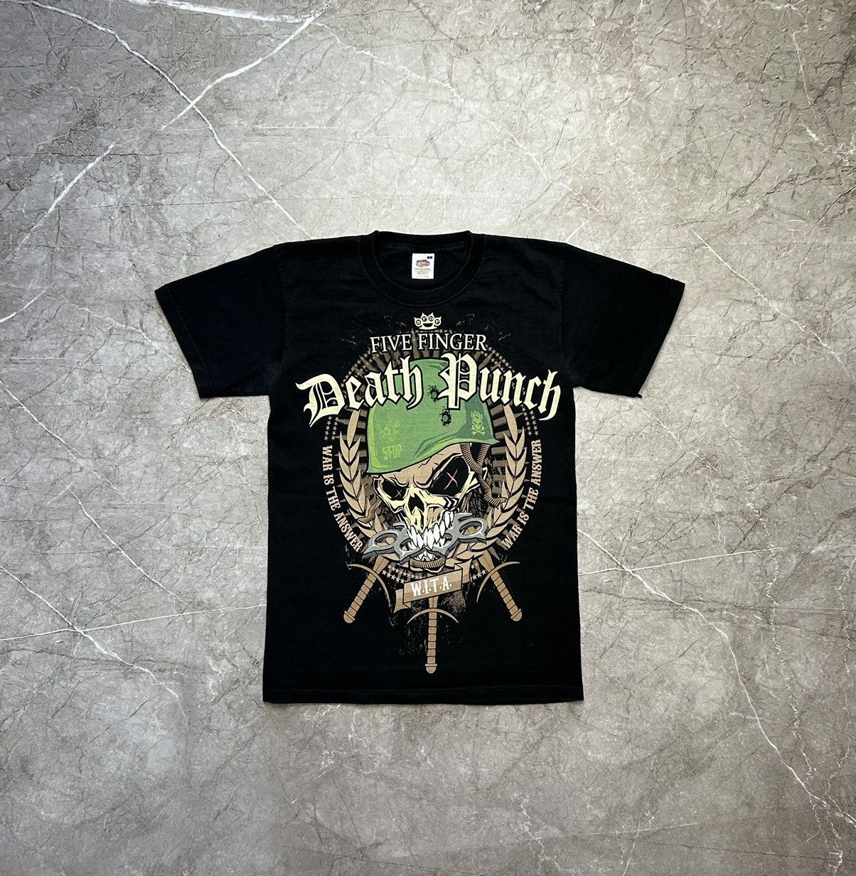Band Tees × Vintage Vintage Five Finger Death Punch Bay Island Sportswear tee Size US S / EU 44-46 / 1 - 1 Thumbnail