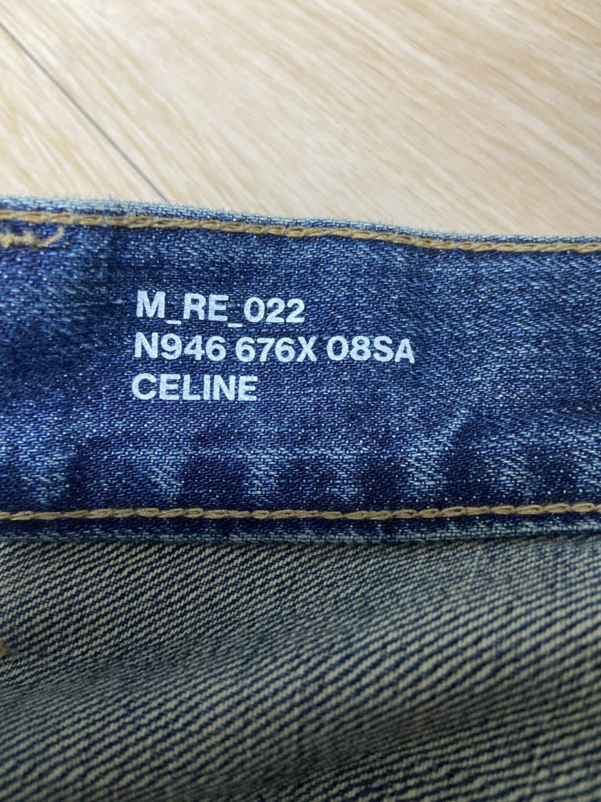 Celine × Hedi Slimane 29 Celine midnight sapphire Wesley denim pants jeans Size US 29 - 10 Thumbnail