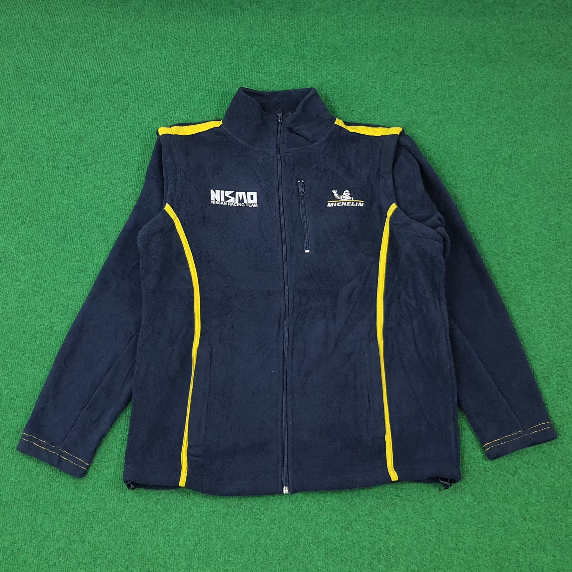 Japanese Brand × Vintage Vintage NISMO Nissan Racing Motorsports Fleece Jacket C221N9 Size US L / EU 52-54 / 3 - 3 Thumbnail