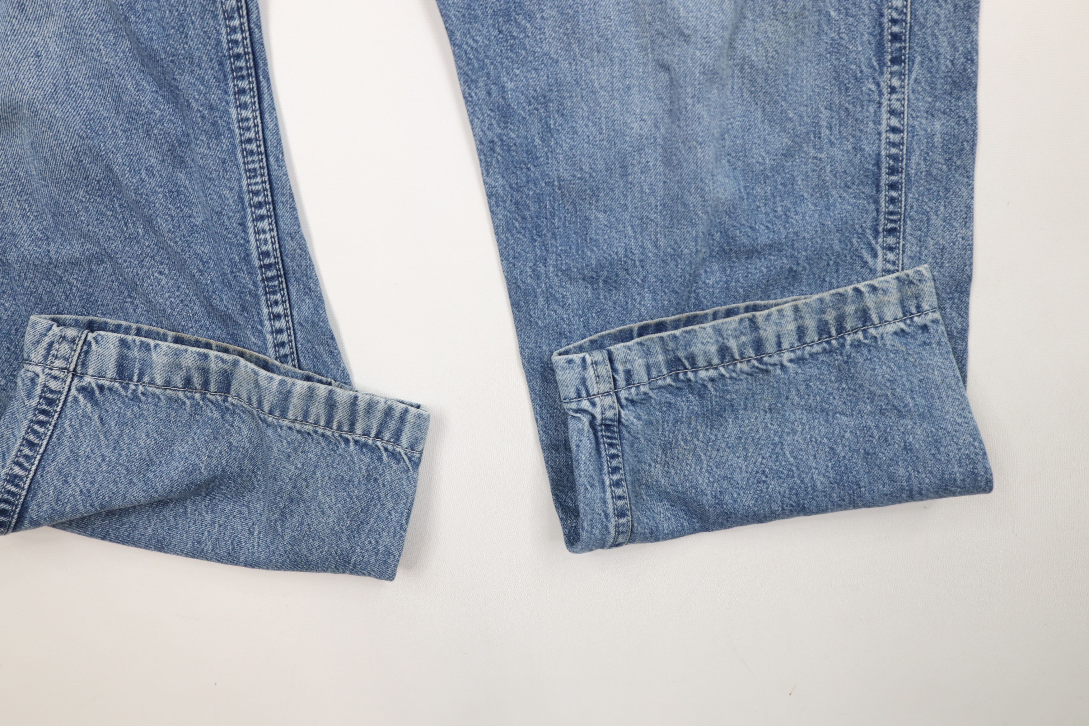 Levi's × Vintage Vintage Y2K Levis Baggy Wide Leg Dungaree Denim Jeans Blue Size US 38 / EU 54 - 5 Thumbnail