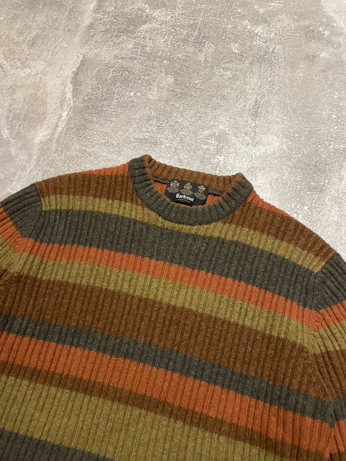 Barbour Millcross Knit store Striped Oversized Sweater Size 14