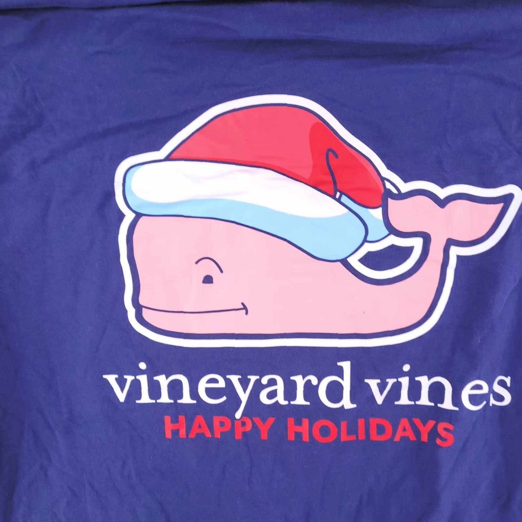 Vineyard Vines Vineyard Vines Shirt Mens Small Long Sleeve Santa Whale Christmas Blue Size US S / EU 44-46 / 1 - 2 Thumbnail