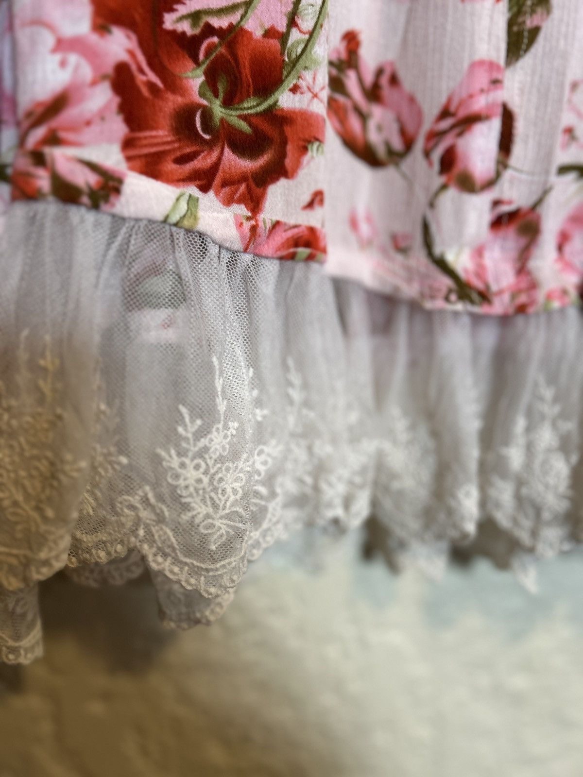Other Umgee blush floral & lace dress 2xl Size XXL / US 16-18 / IT 52-54 - 3 Thumbnail