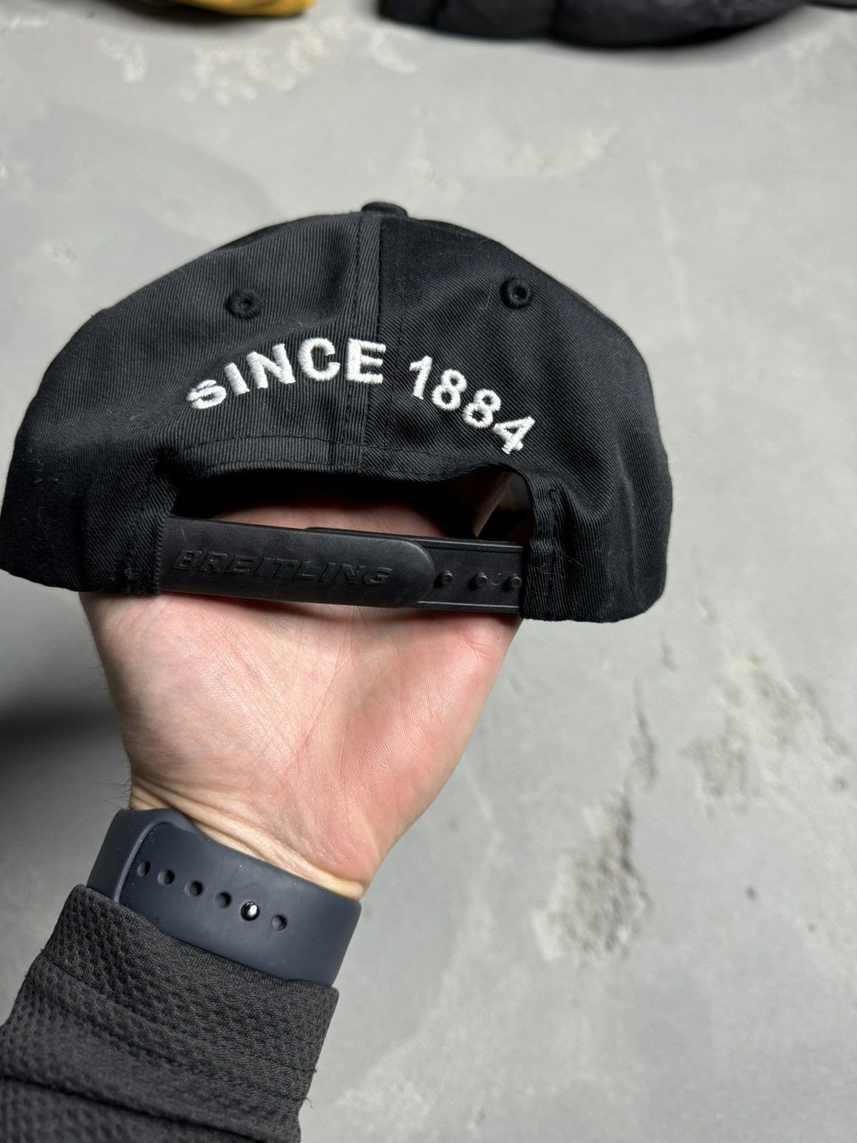 Breitling × Vintage Vintage Breitling Cap Hat Rolex Cartier Racing Omega Size ONE SIZE - 2 Thumbnail