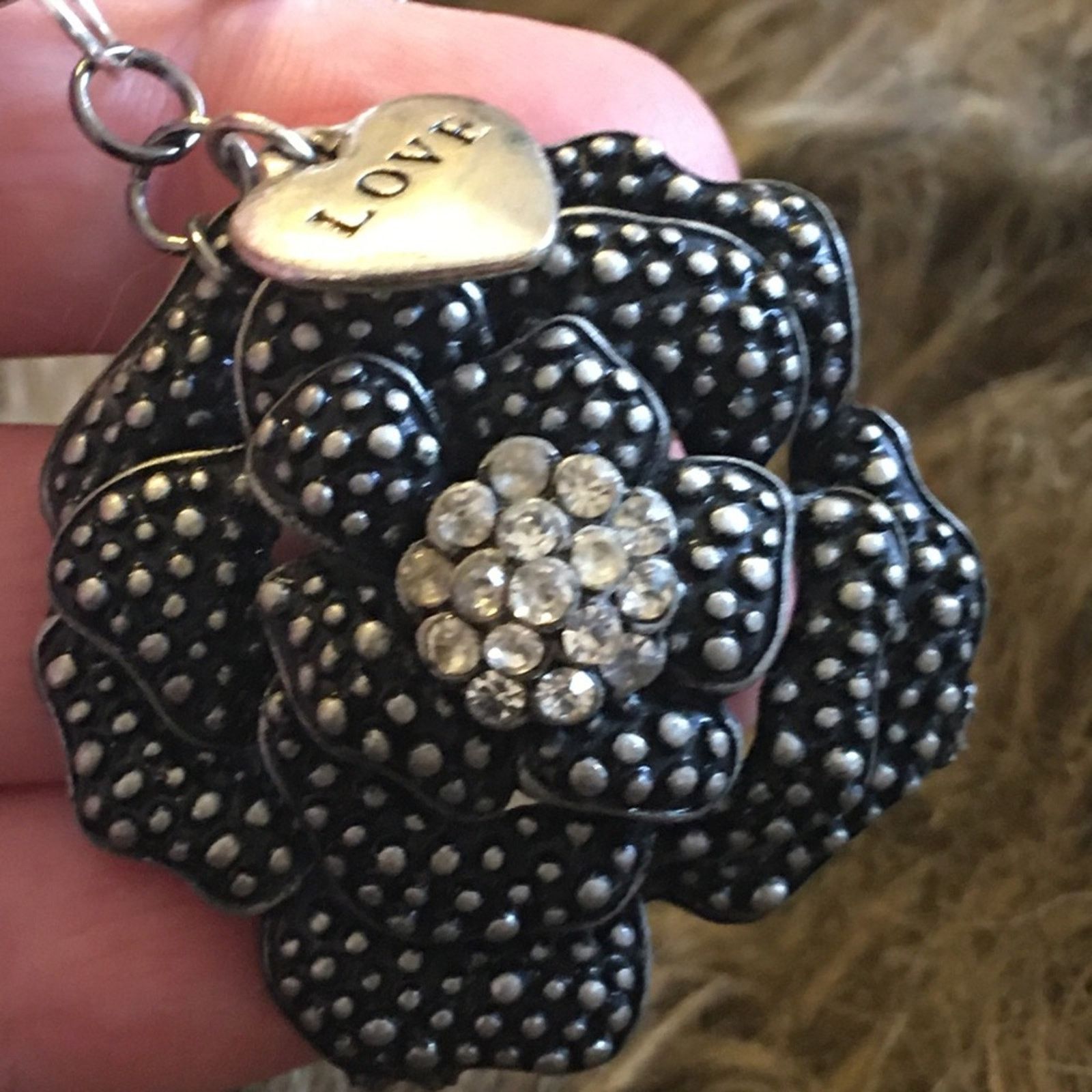 Handmade Vintage repurpose salvaged estate gem keychain Size ONE SIZE - 4 Thumbnail