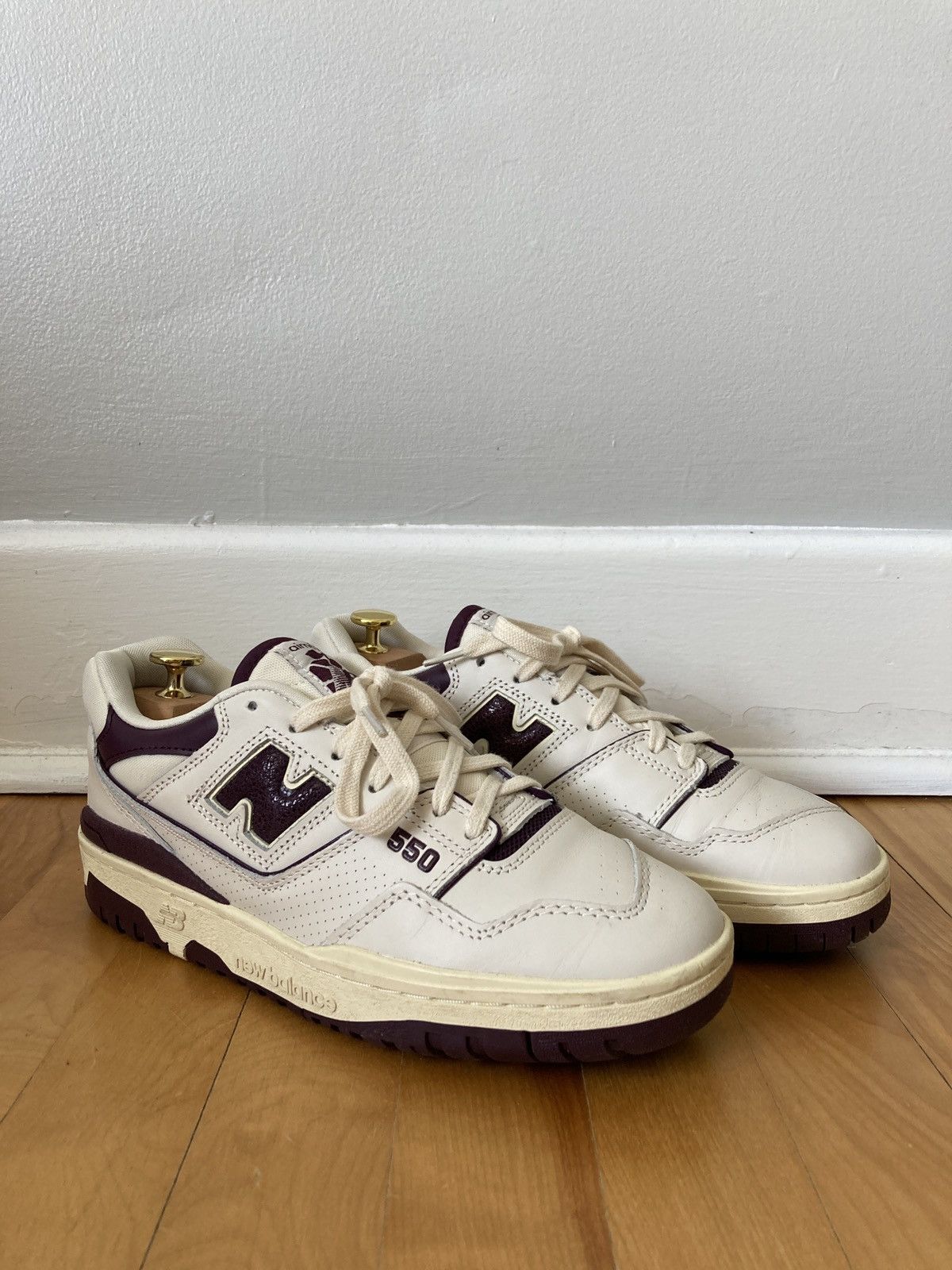 Aime Leon Dore × New Balance ALD 550 - Purple Size US 8 / EU 41 - 1 Thumbnail
