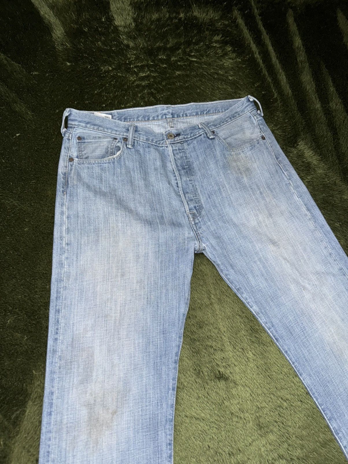 Levi's [W36/L34] Levi’s 501 Button Fly Vintage Washed Denim Pants Size US 36 / EU 52 - 5 Thumbnail