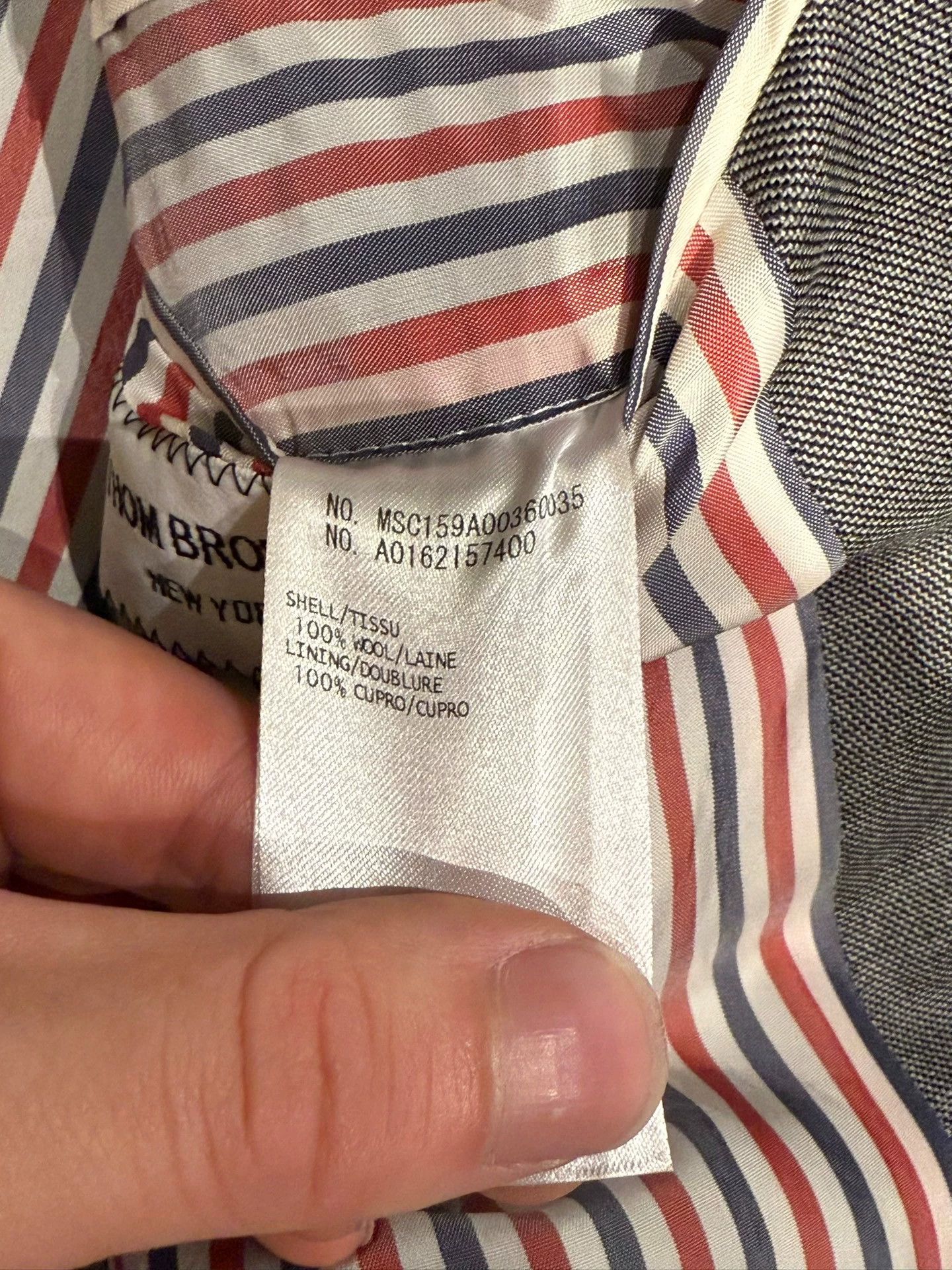 Thom Browne Thom Browne Classic Mid Gray Slim Fit Suit Size 1 Size US S / EU 44-46 / 1 - 5 Thumbnail