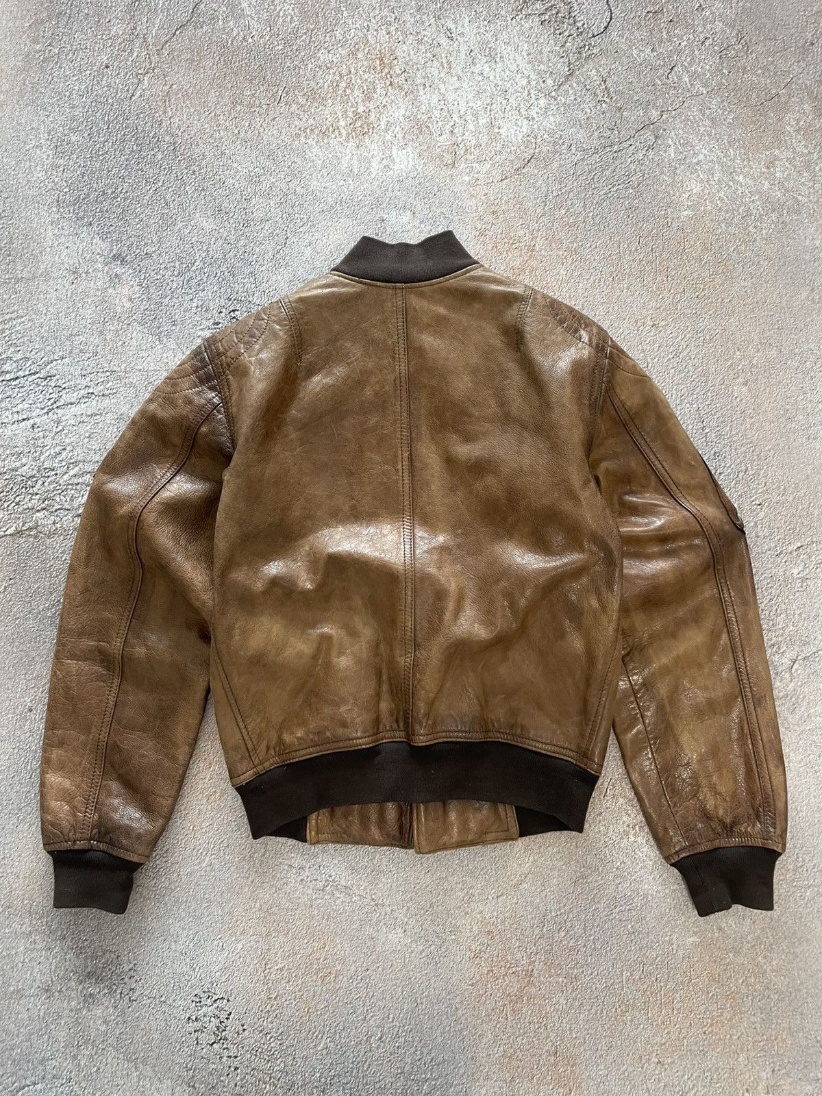 Belstaff Belstaff Black Prince Leather Biker Bomber Jacket Size M / US 6-8 / IT 42-44 - 13 Thumbnail