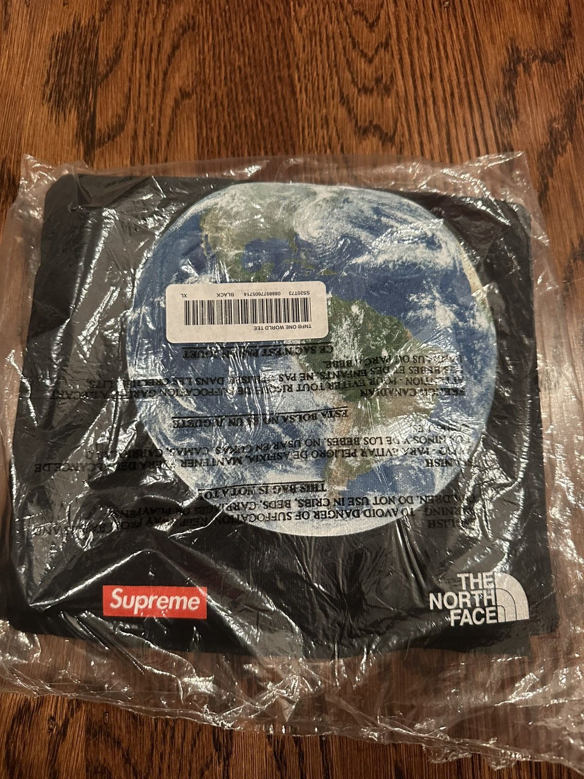 Supreme × The North Face One World Tee Size US XL / EU 56 / 4 - 1 Thumbnail