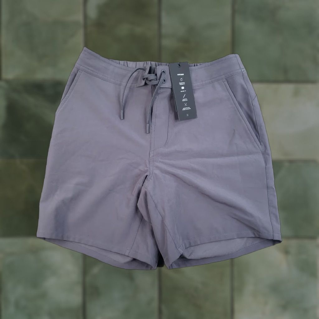 Ten Thousand Ten Thousand Foundation Shorts Mens Small Gray 7 in Inseam Pocket Stretch Athletic Short Size US 29 - 1 Thumbnail