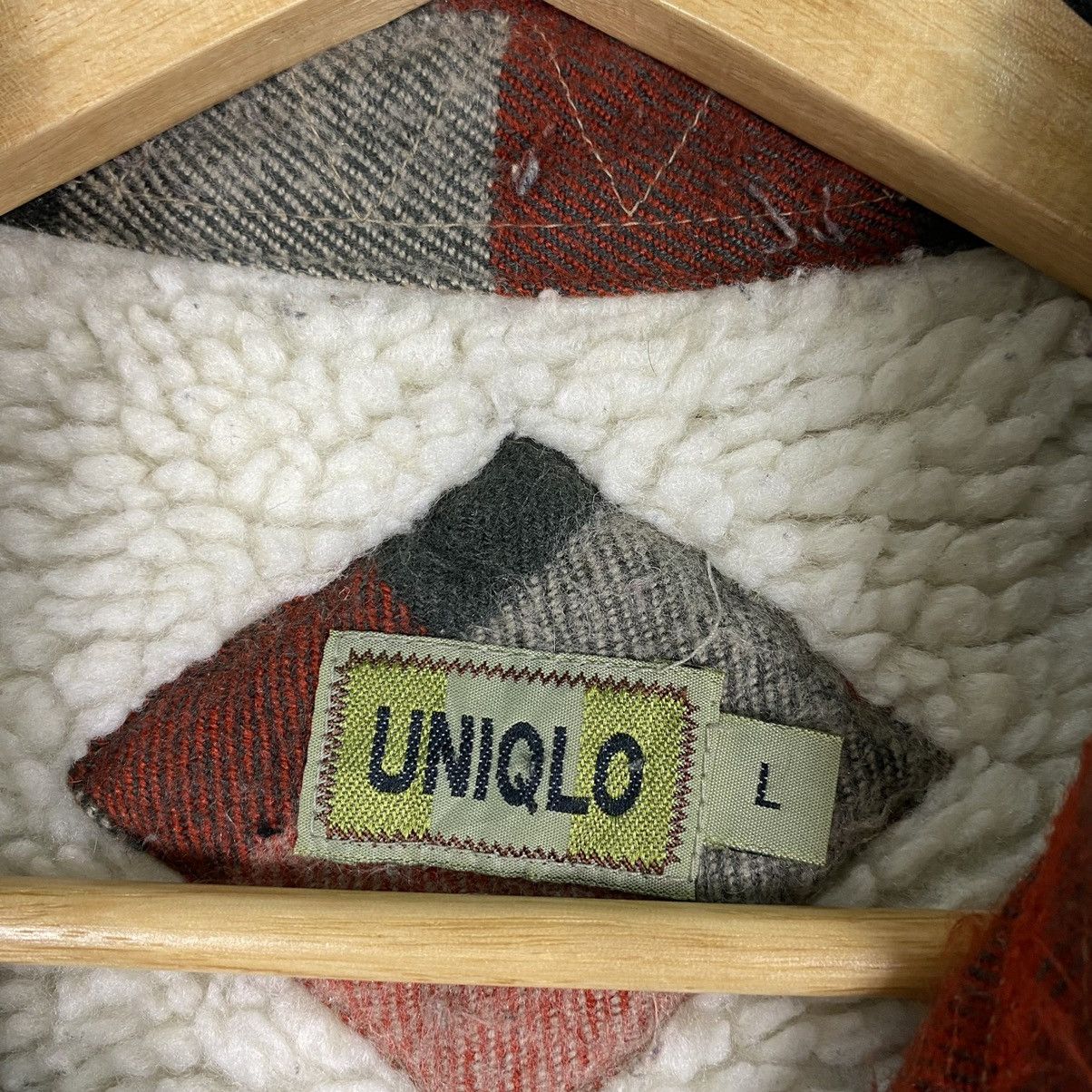 Japanese Brand Vintage Uniqlo Nova Check Sherpa Lining Jacket Size US L / EU 52-54 / 3 - 12 Thumbnail