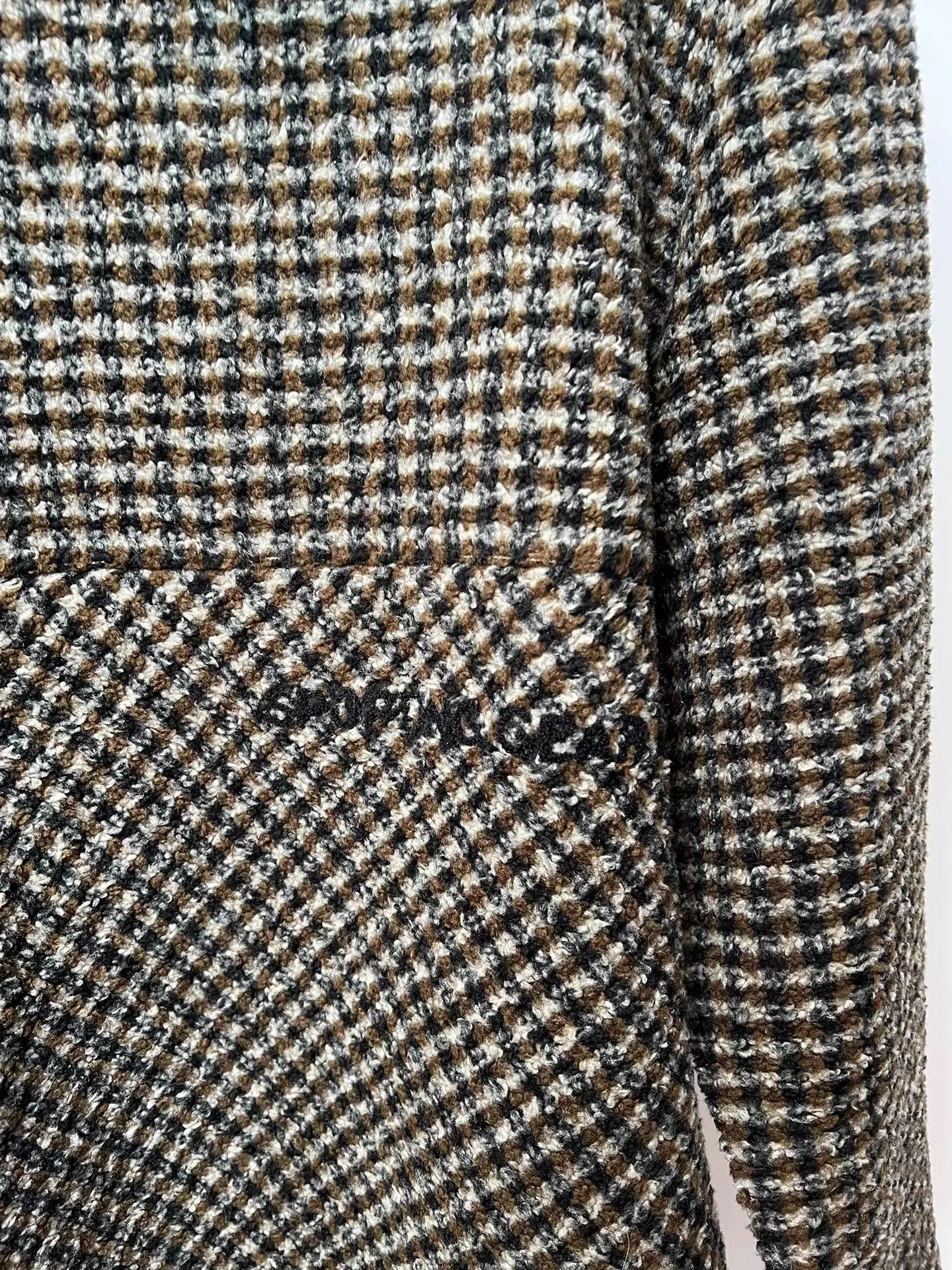Issey Miyake Issey Miyake Windowpane Fleece Drawstring Collar Jacket Size M / US 6-8 / IT 42-44 - 4 Thumbnail