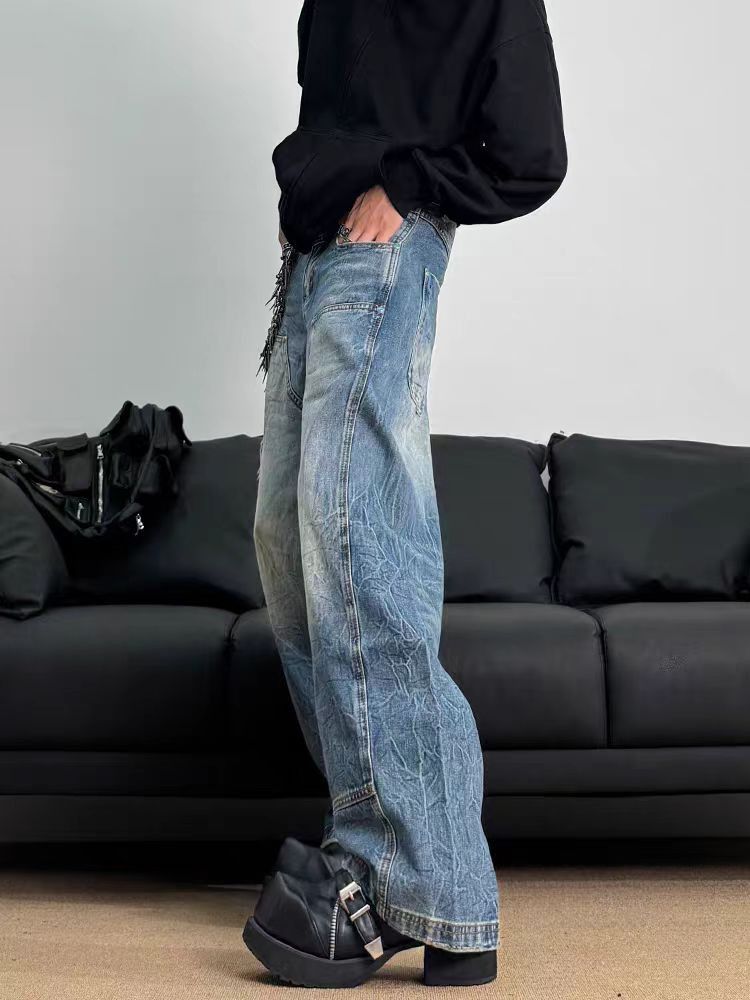 Japanese Brand × Jean Vintage Washed Blue Hip Hop Casual Jeans Size US 34 / EU 50 - 3 Thumbnail