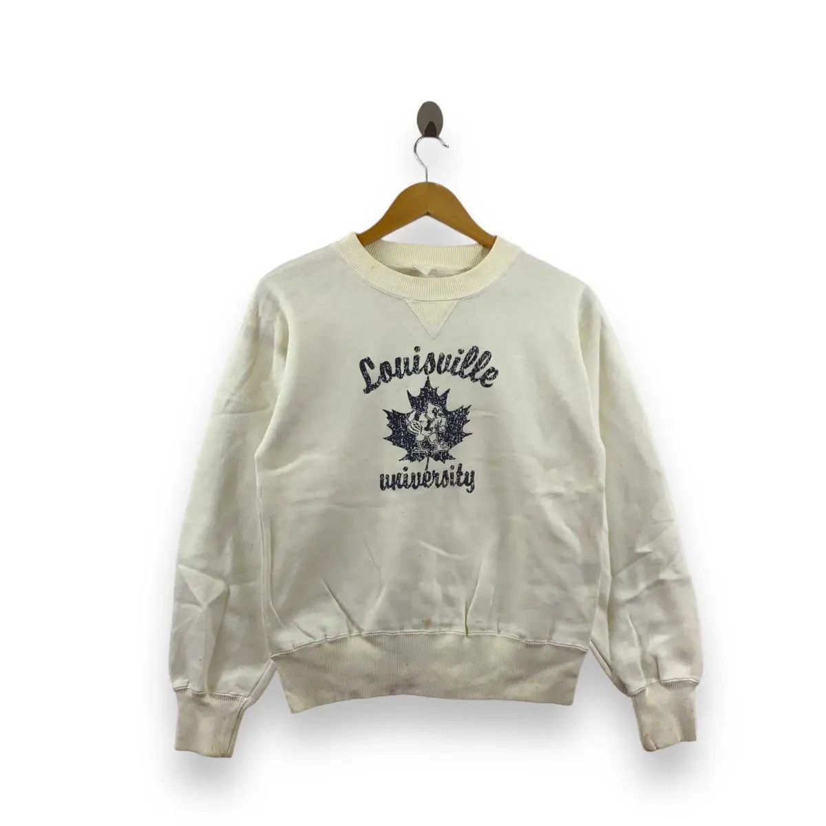 Vintage Vintage LOUISVILLE UNIVERSITY Collegiate Sweatshirt Size M / US 6-8 / IT 42-44 - 1 Thumbnail