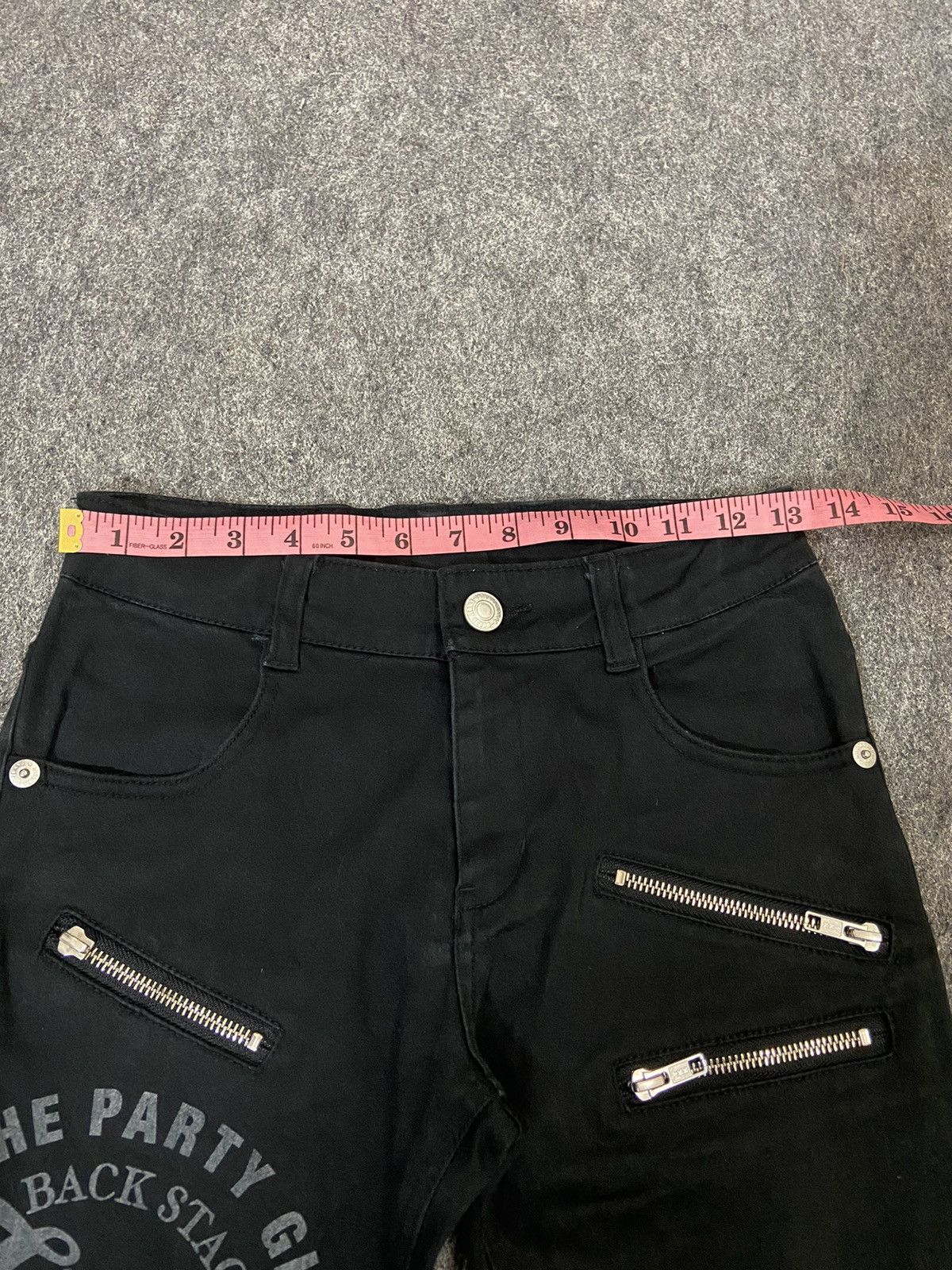 Hysteric Glamour Black bands ziddy bondage punk ghotic pants Size US 26 / EU 42 - 12 Thumbnail