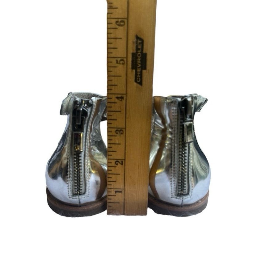 Eileen Fisher Eileen Fisher Cici silver mirrored strappy sandal Size US 8 / IT 38 - 12 Thumbnail