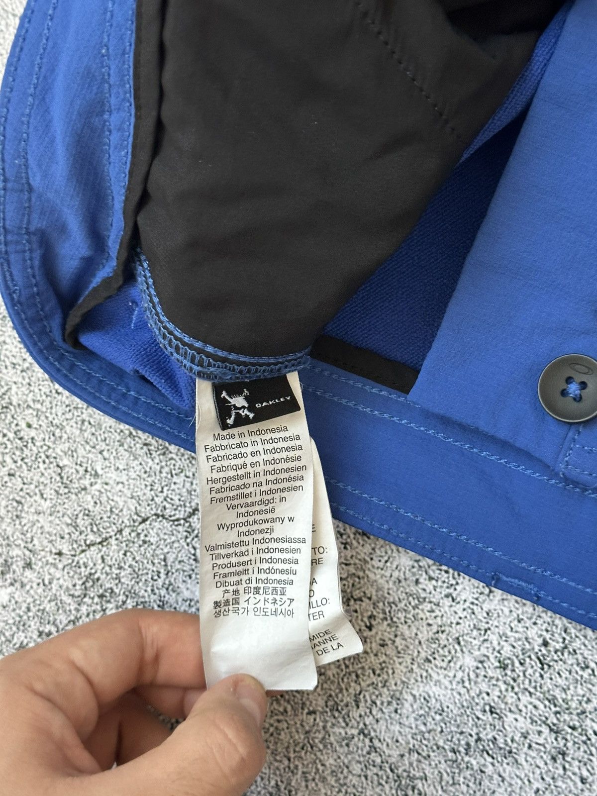 Oakley Men’s Oakley Cargo Shorts 33 Size Blue Logo Size US 32 / EU 48 - 9 Thumbnail
