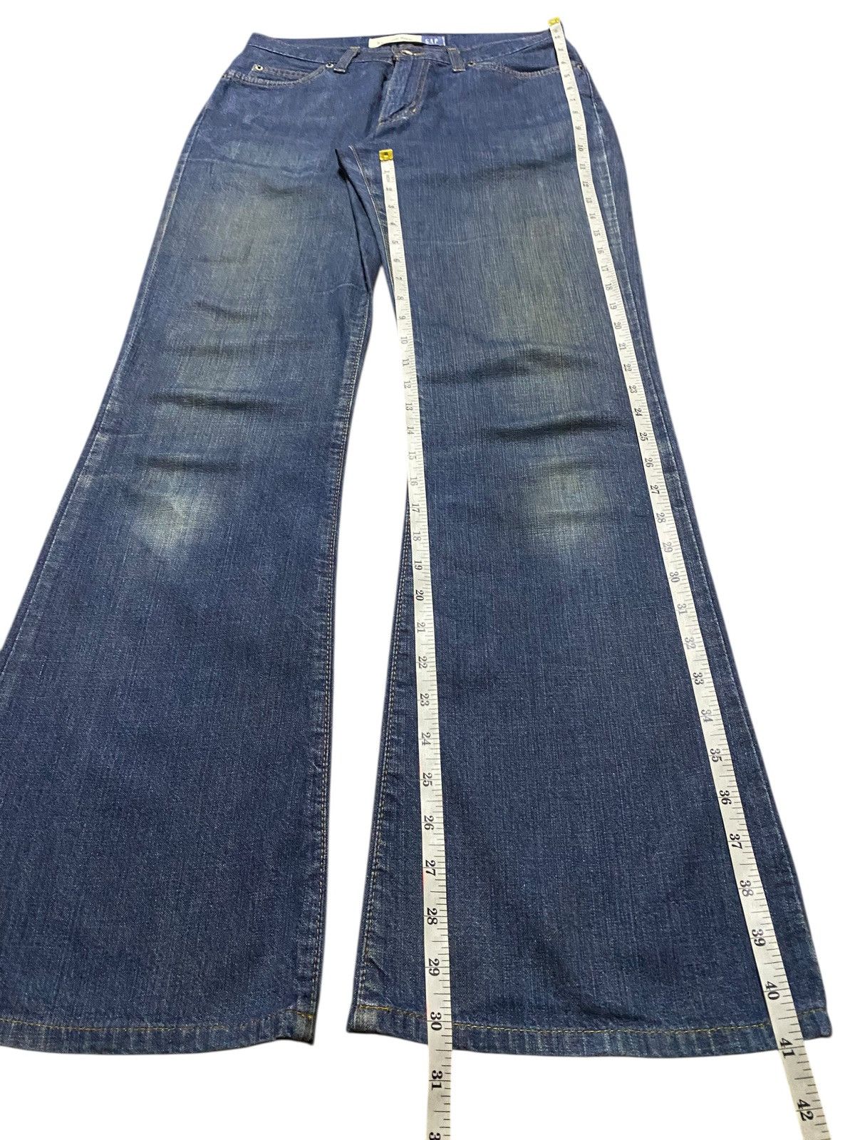 Denim & Co. Vintage Gap Jeans Mud Wash Distressed Flare Jeans Size US 29 - 11 Thumbnail