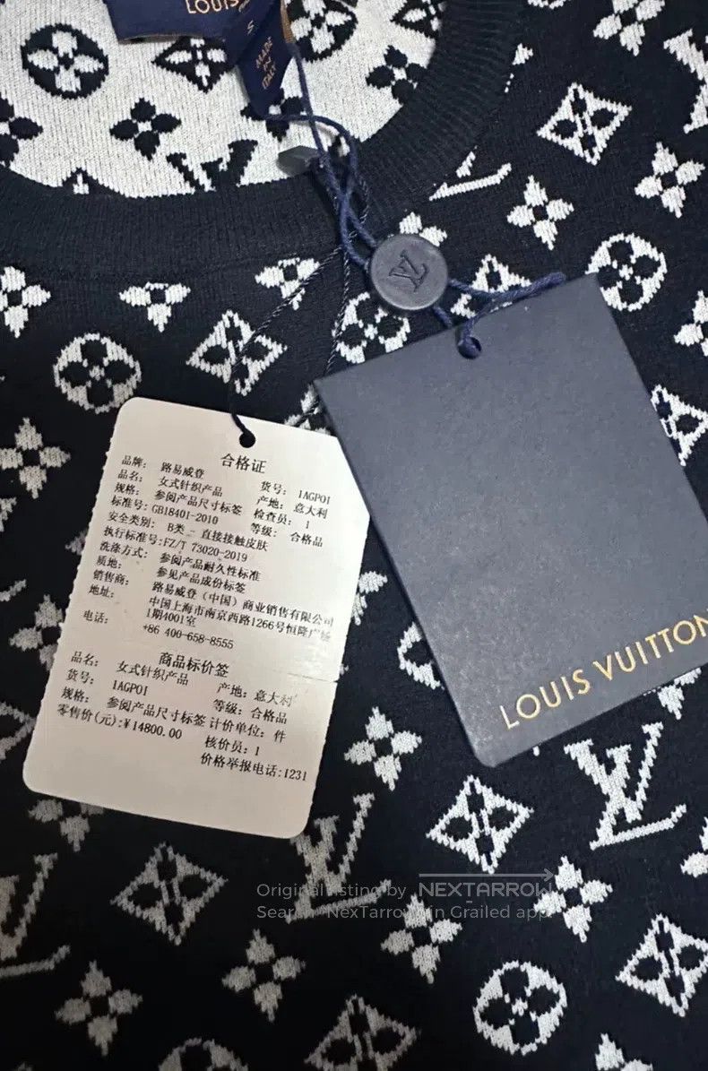 Louis Vuitton Louis Vuitton SS25 classic logo full print design short sl Size S / US 4 / IT 40 - 9 Thumbnail