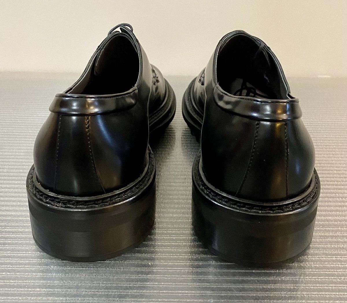 Lanvin Lanvin 🇮🇹 black soft glossy calfskin creeper sole derby 9 NEW Size US 9 / EU 42 - 9 Thumbnail