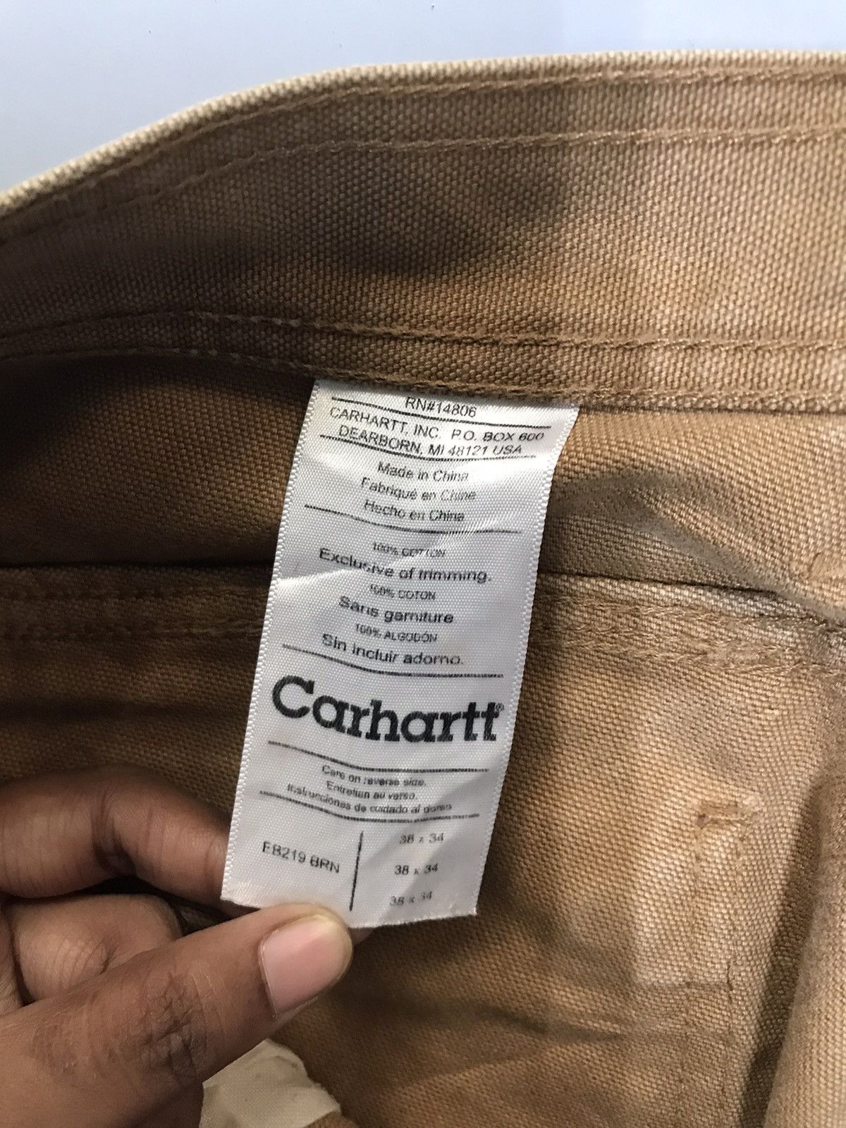 Carhartt Vintage Carhartt EB219 double knee cargodenim Size US 40 / EU 56 - 9 Thumbnail
