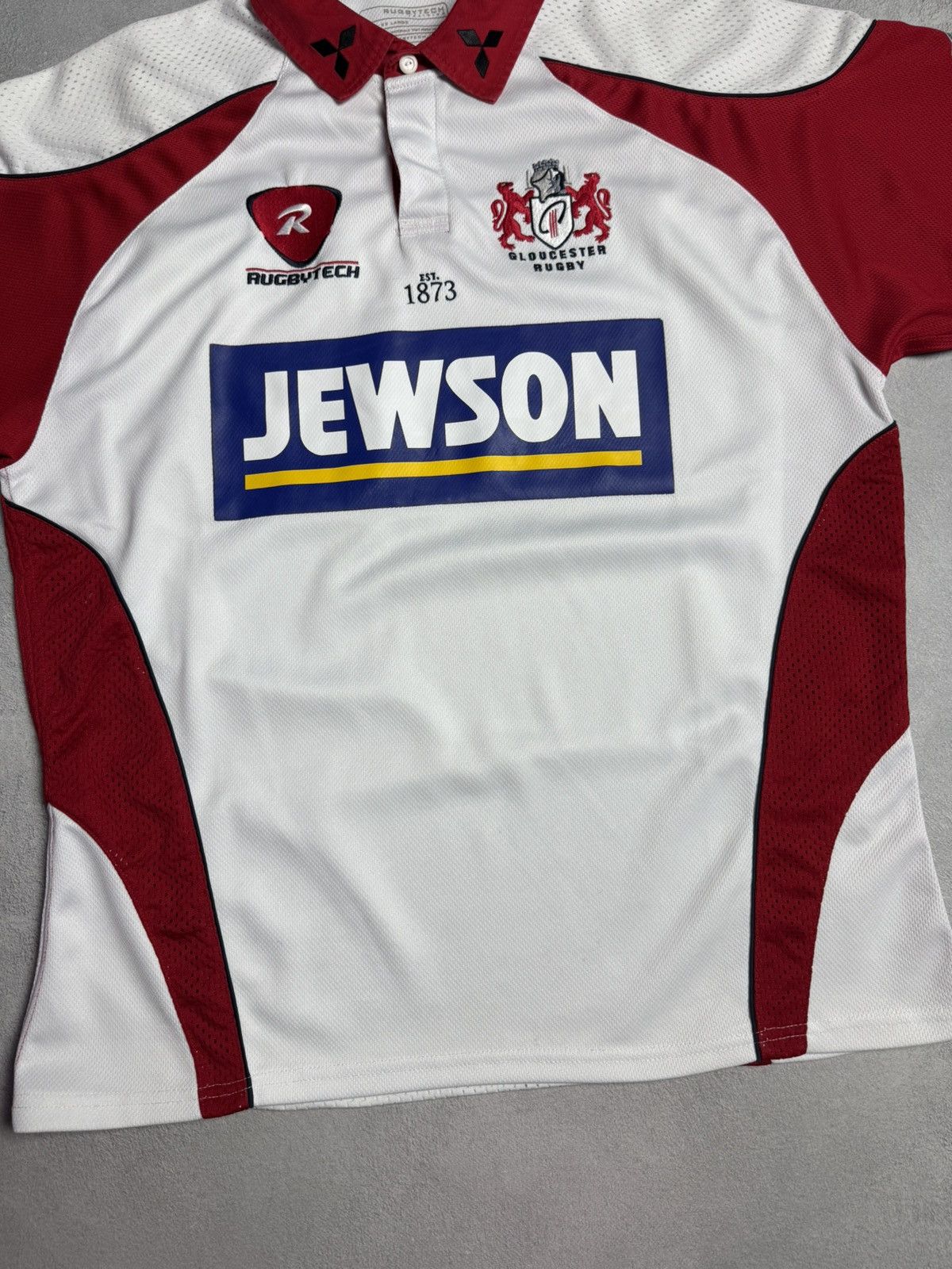 Other Gloucester 2007 2008 Away Rugby Shirt Jersey Rugbytech Size US XXL / EU 58 / 5 - 4 Thumbnail
