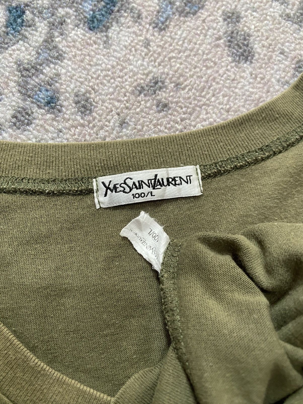 Yves Saint Laurent Sun Faded Yvesaintlaurent Tee Size US L / EU 52-54 / 3 - 4 Thumbnail