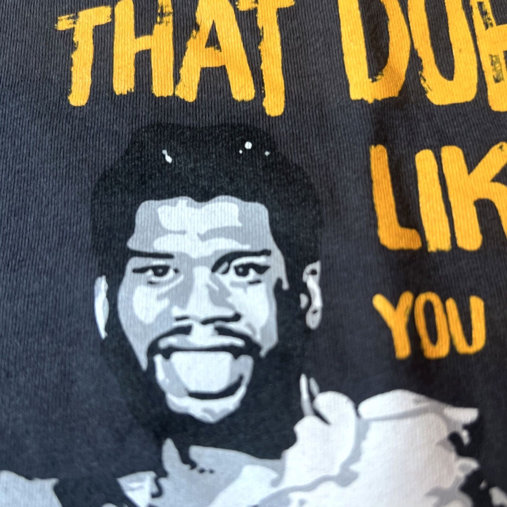 Lee VINTAGE Kareem Abdul-Jabbar & Bruce Lee Make A Friend Iconomy Shirt XS Gray Rare New Shirt Adult XS Gray Graphic Print 90s Civil Rights Mens Size US XS / EU 42 / 0 - 3 Thumbnail