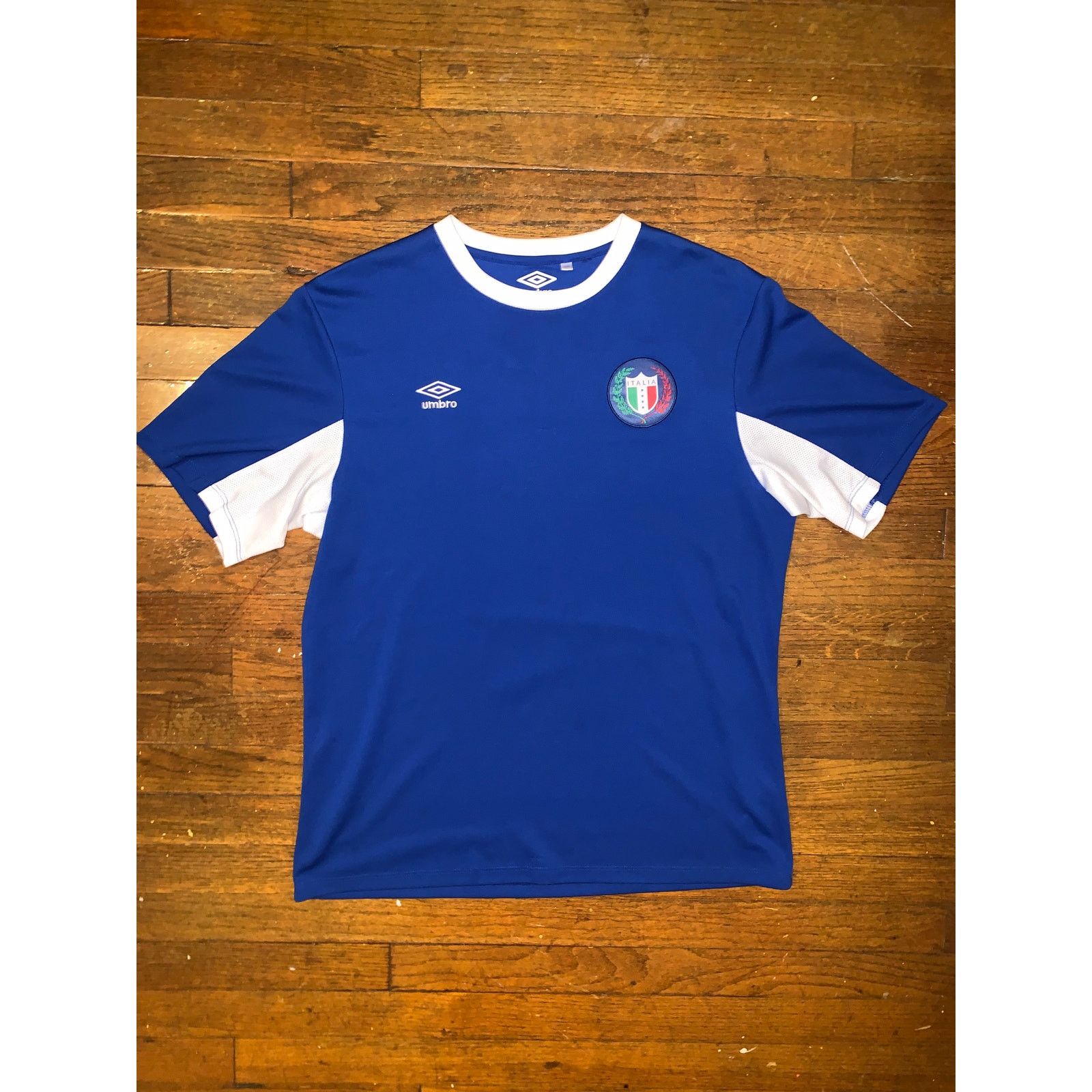 Umbro Umbro Italia Italy Blue Team Jersey Large | World Cup FIBA Size US L / EU 52-54 / 3 - 2 Thumbnail