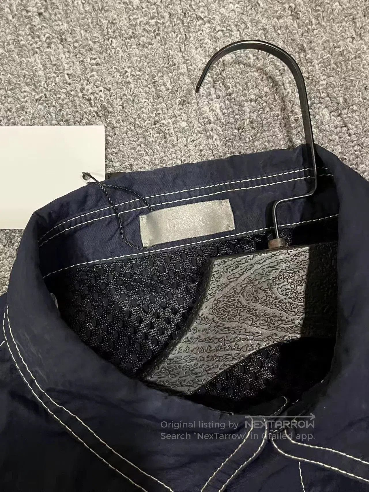 Dior Dior Embroidered Logo Blue Shirt Jacket. Size US M / EU 48-50 / 2 - 3 Thumbnail