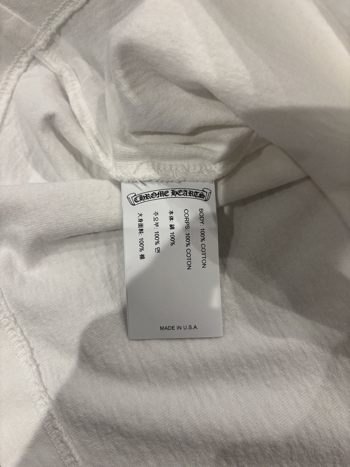 Chrome Hearts Chrome Hearts Grp Y Not Light Work Long Sleeve White Size: M Size US M / EU 48-50 / 2 - 7 Thumbnail