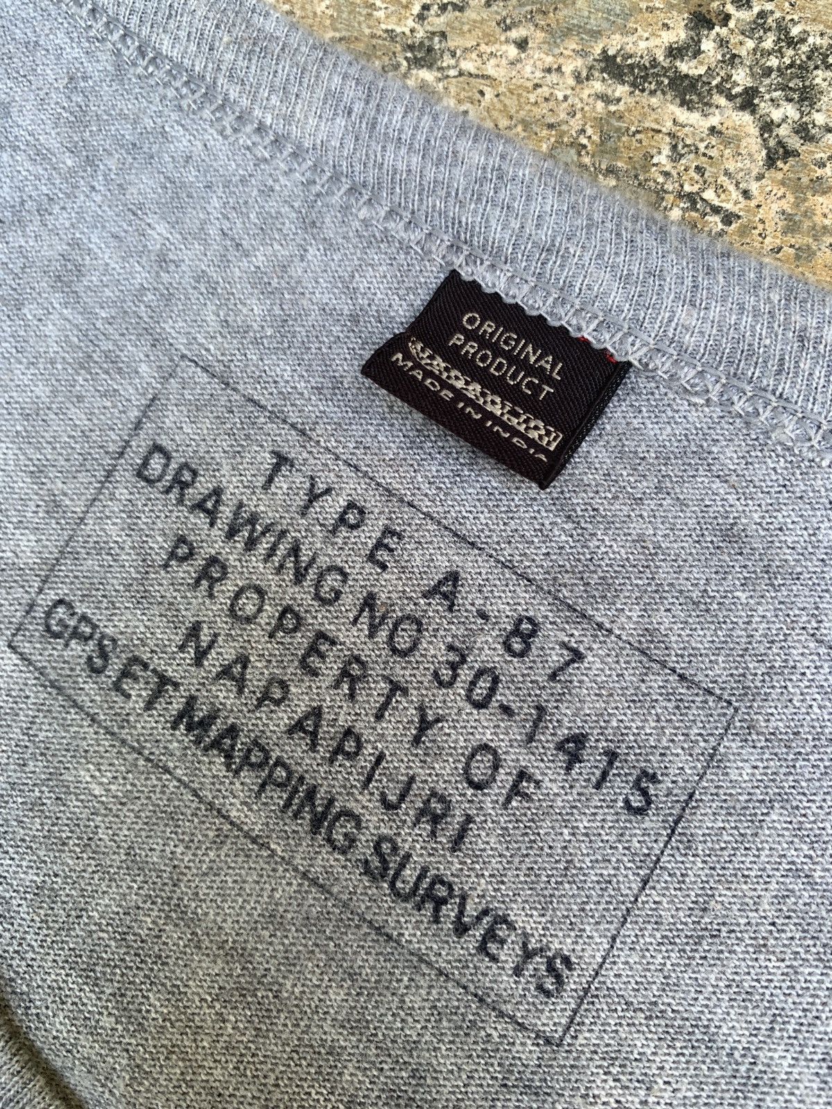 Napapijri Napapijri Norway Grey Flag Logo Mix Naval Unique Tee Size US L / EU 52-54 / 3 - 8 Thumbnail