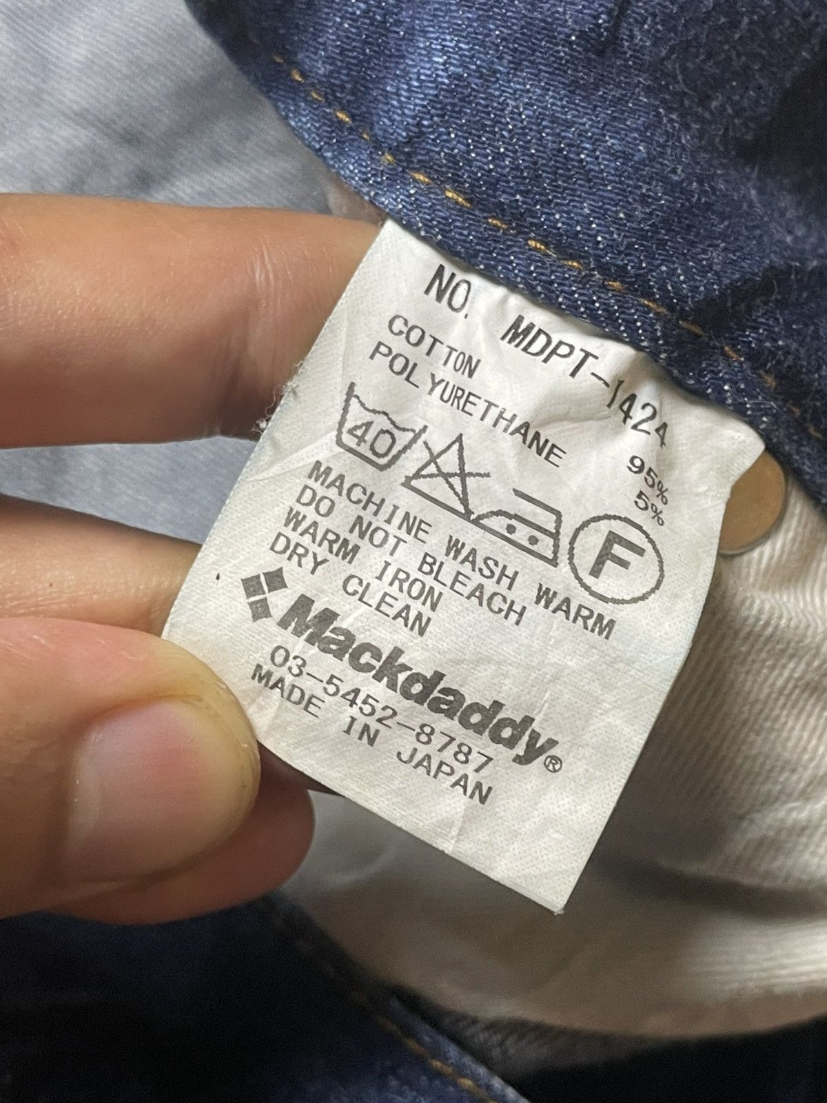 Japanese Brand × Vintage MACKDADDY Brand Distressed Denim Jeans (111) Size US 34 / EU 50 - 7 Thumbnail
