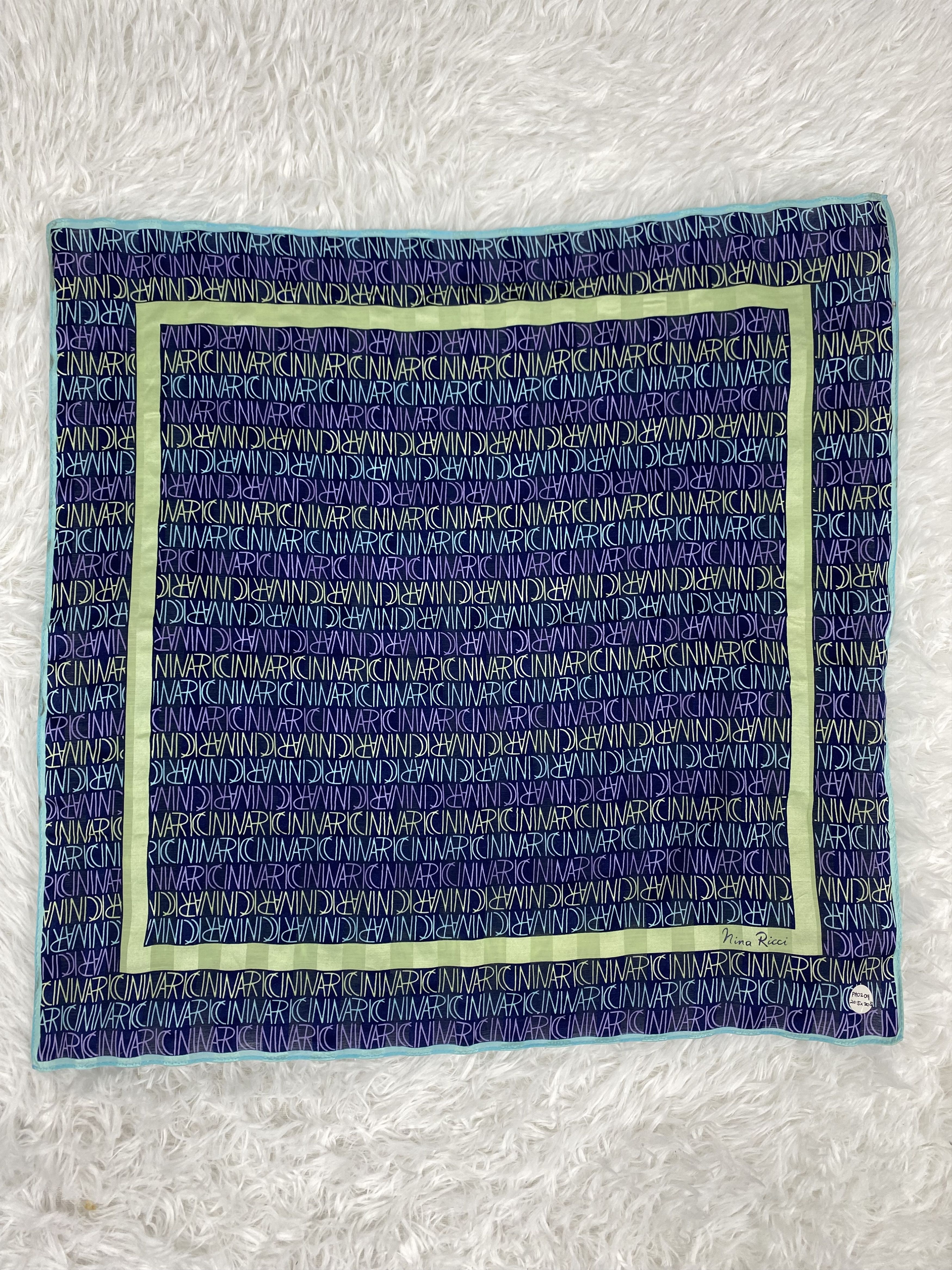 Vintage Vintage Nina Ricci Handkerchief Neckerchief PH0209 Size ONE SIZE - 3 Thumbnail
