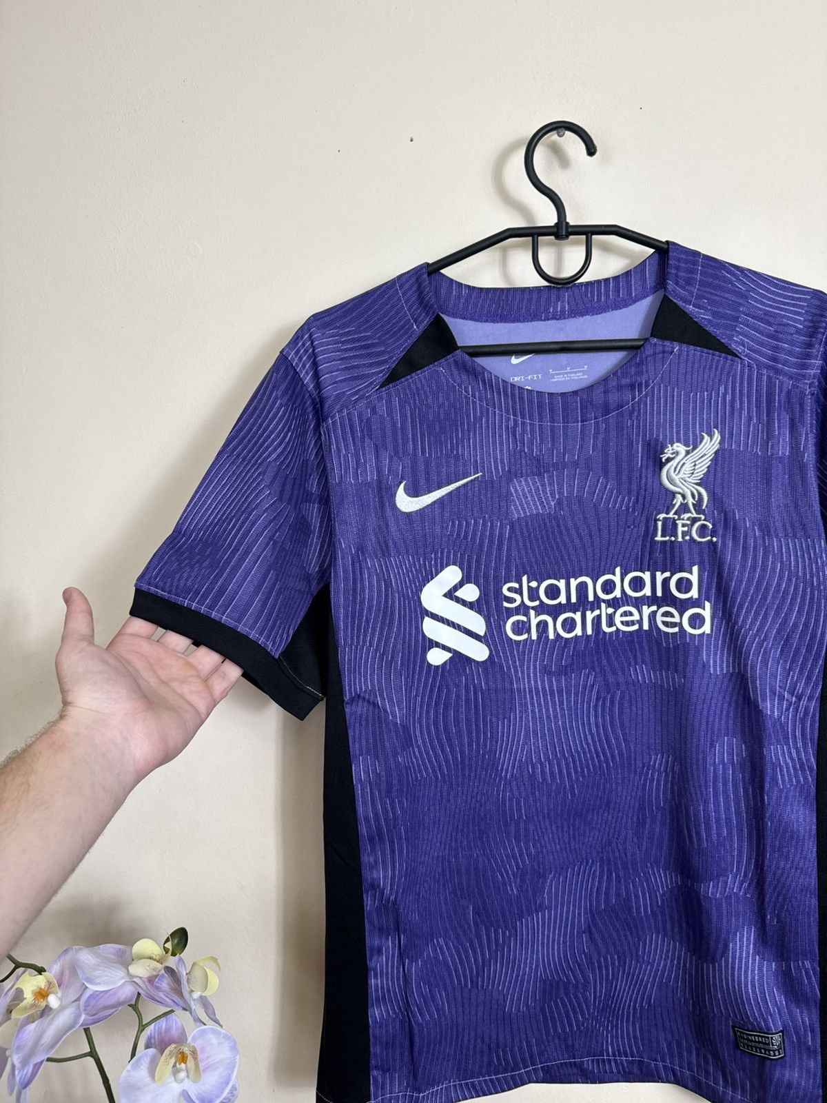 Nike Liverpool FC 2023/24 Nike Purple Third Team Shirt XL Men’s Size US M / EU 48-50 / 2 - 9 Thumbnail