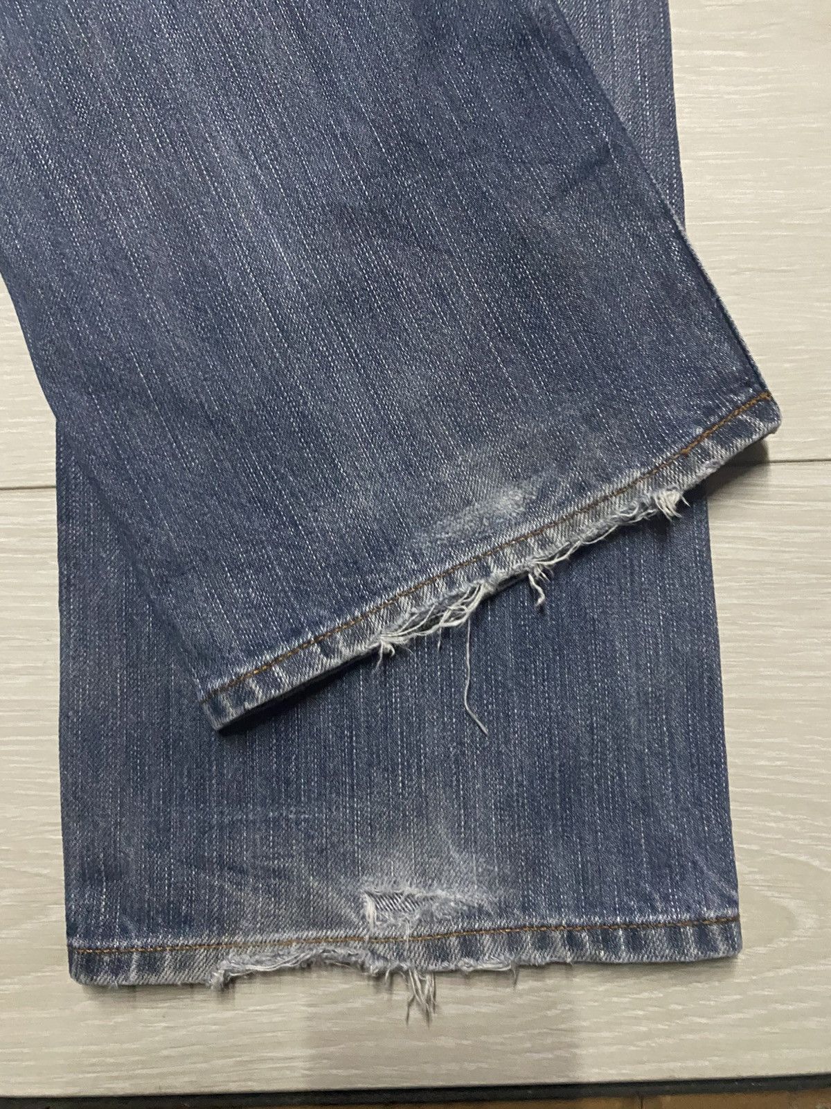Engineered Garments × Uniqlo Vintage Japanese Brand Uniqlo Faded Wash Distressed Loose Size US 32 / EU 48 - 12 Thumbnail