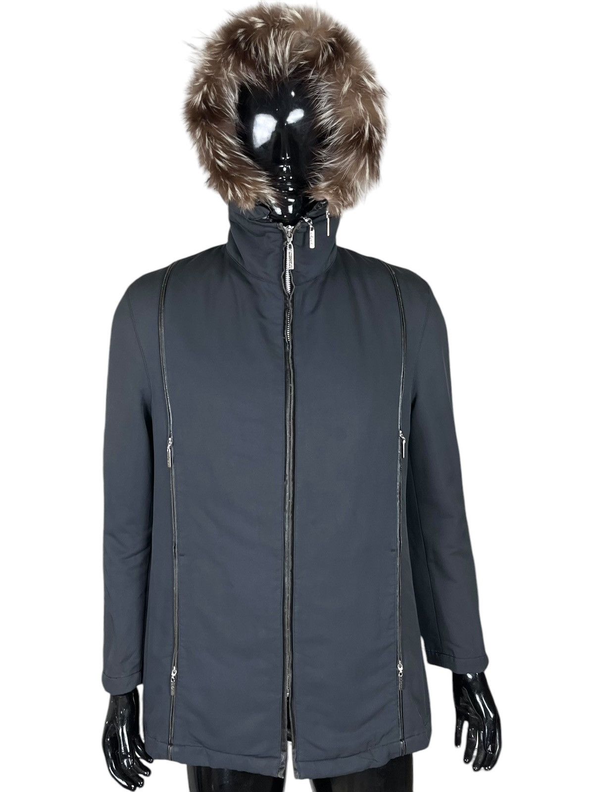 Designer × Gaultier Homme Objet × Jean Paul Gaultier Jean Paul Gaultier Objet Homme Furs Hoodie Winter Parka Size US S / EU 44-46 / 1 - 18 Thumbnail