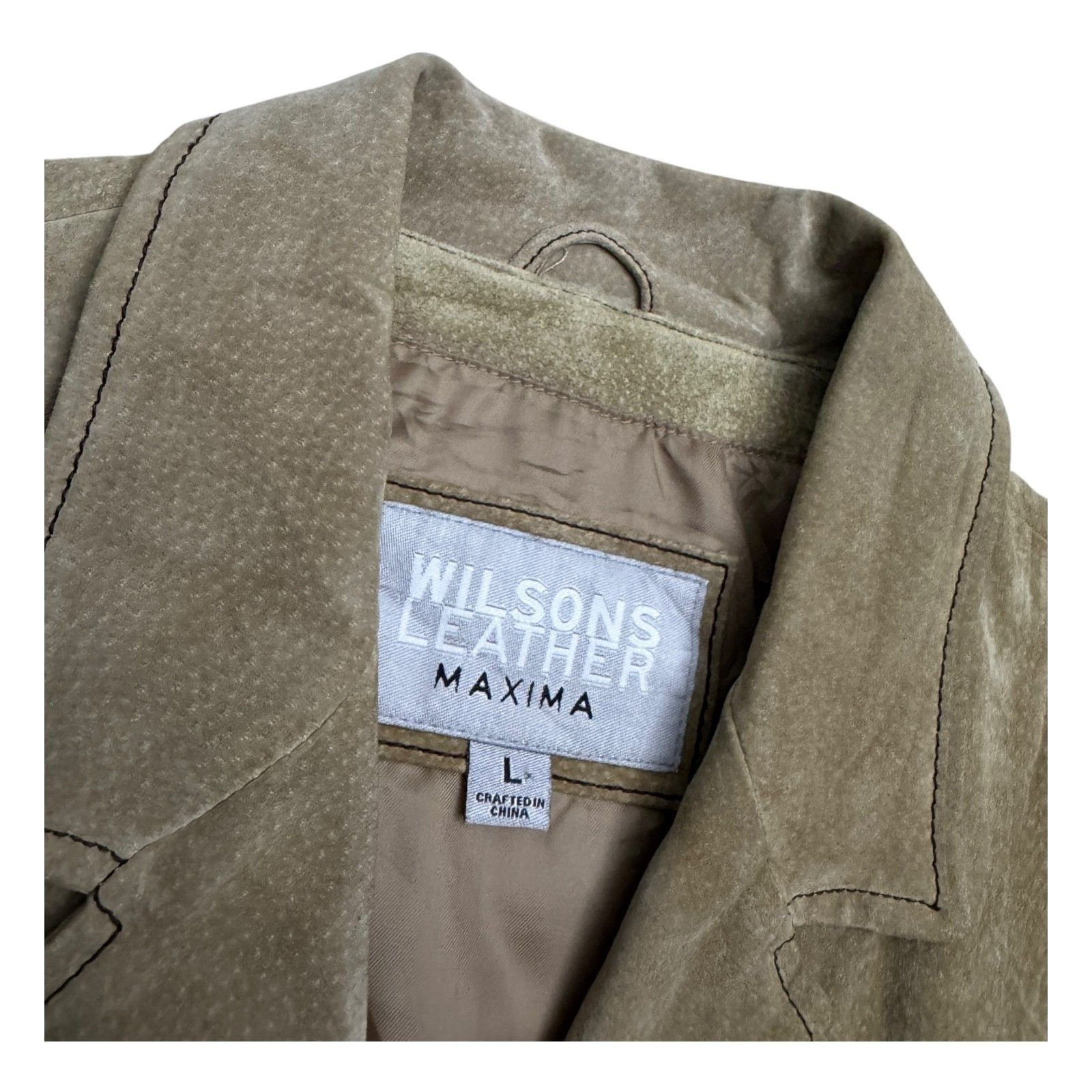 Wilsons Leather WILSONS LEATHER Suede Luxury Vintage Y2K Jacket Large Size L / US 10 / IT 46 - 4 Thumbnail