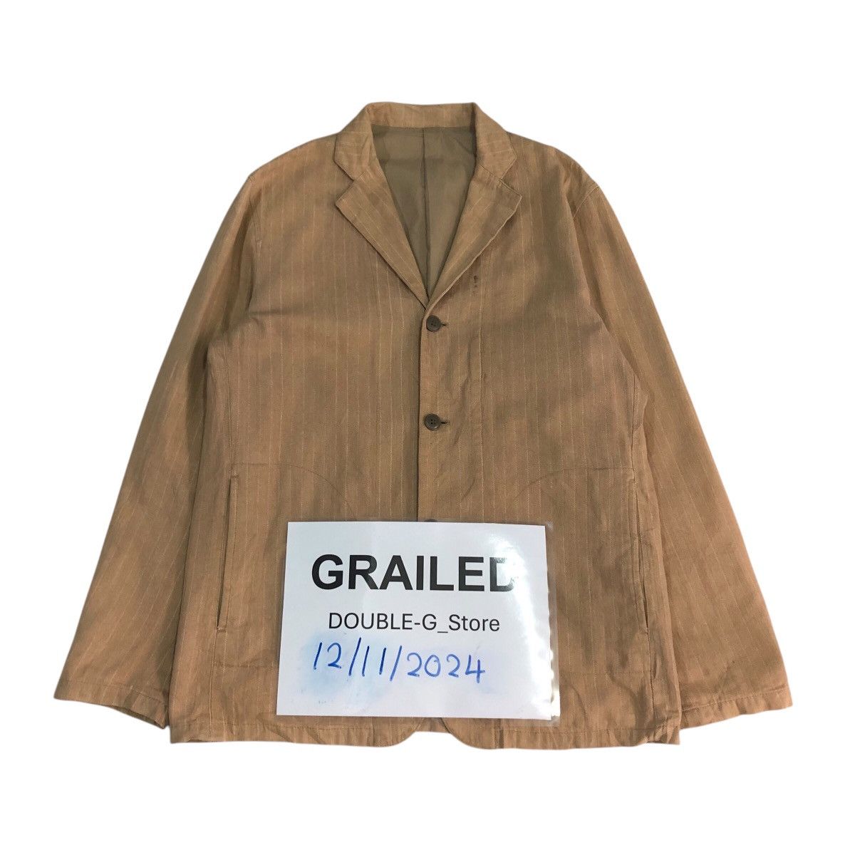 Japanese Brand 📌Vintage Hickory Chore Jacket Smith American Striped Size US L / EU 52-54 / 3 - 1 Thumbnail